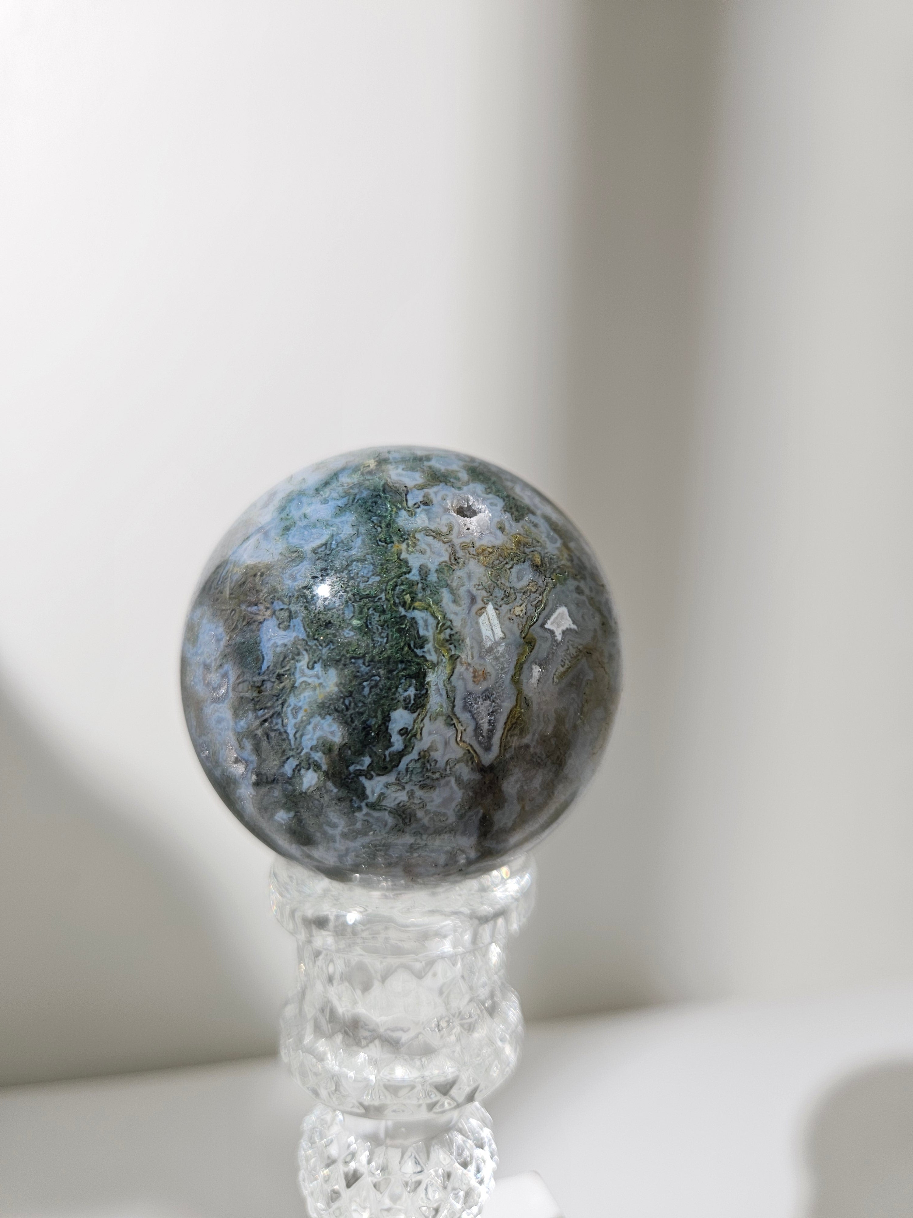 Moss Agate Sphere 002