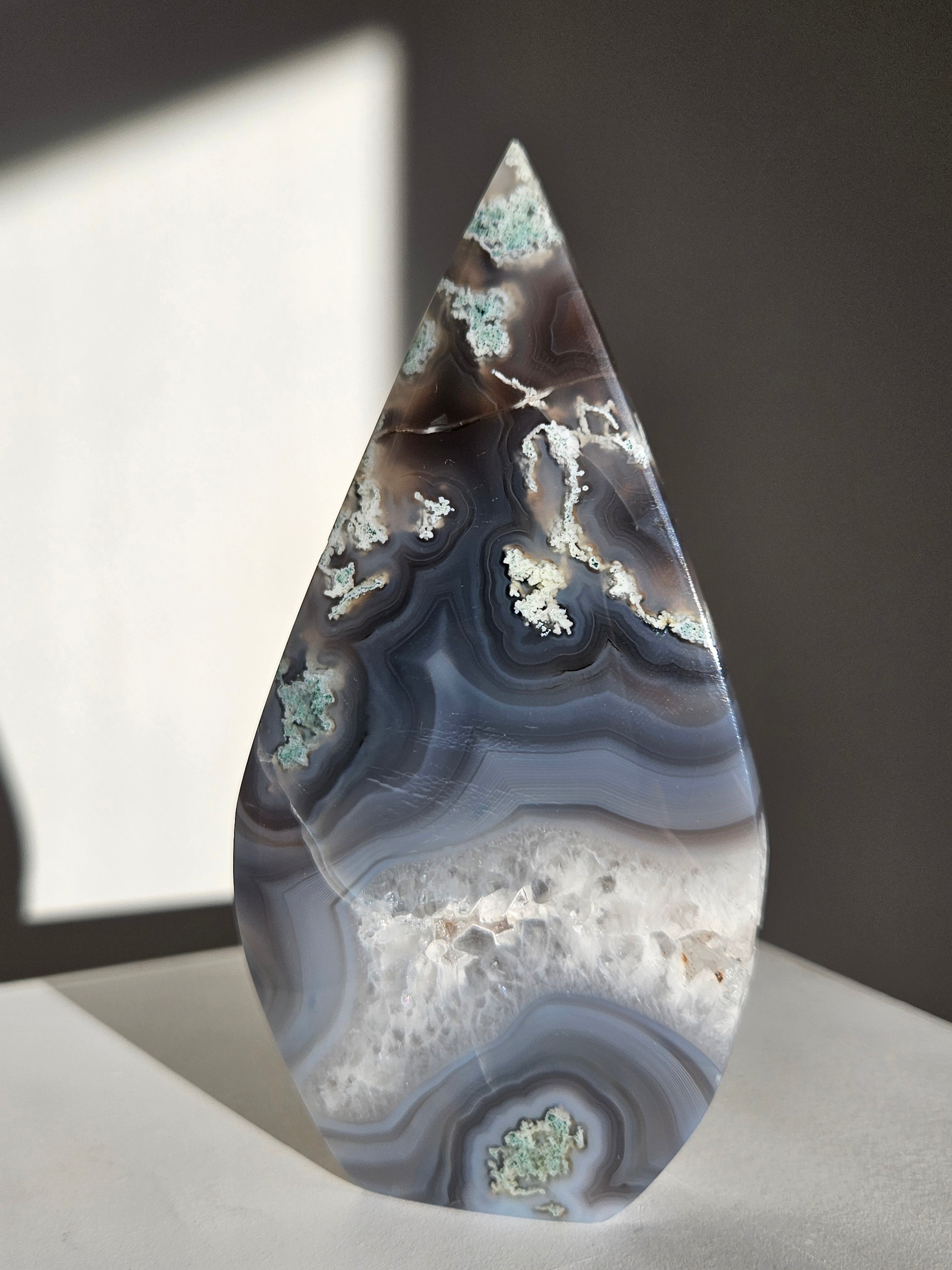 Moss Agate Flame 004