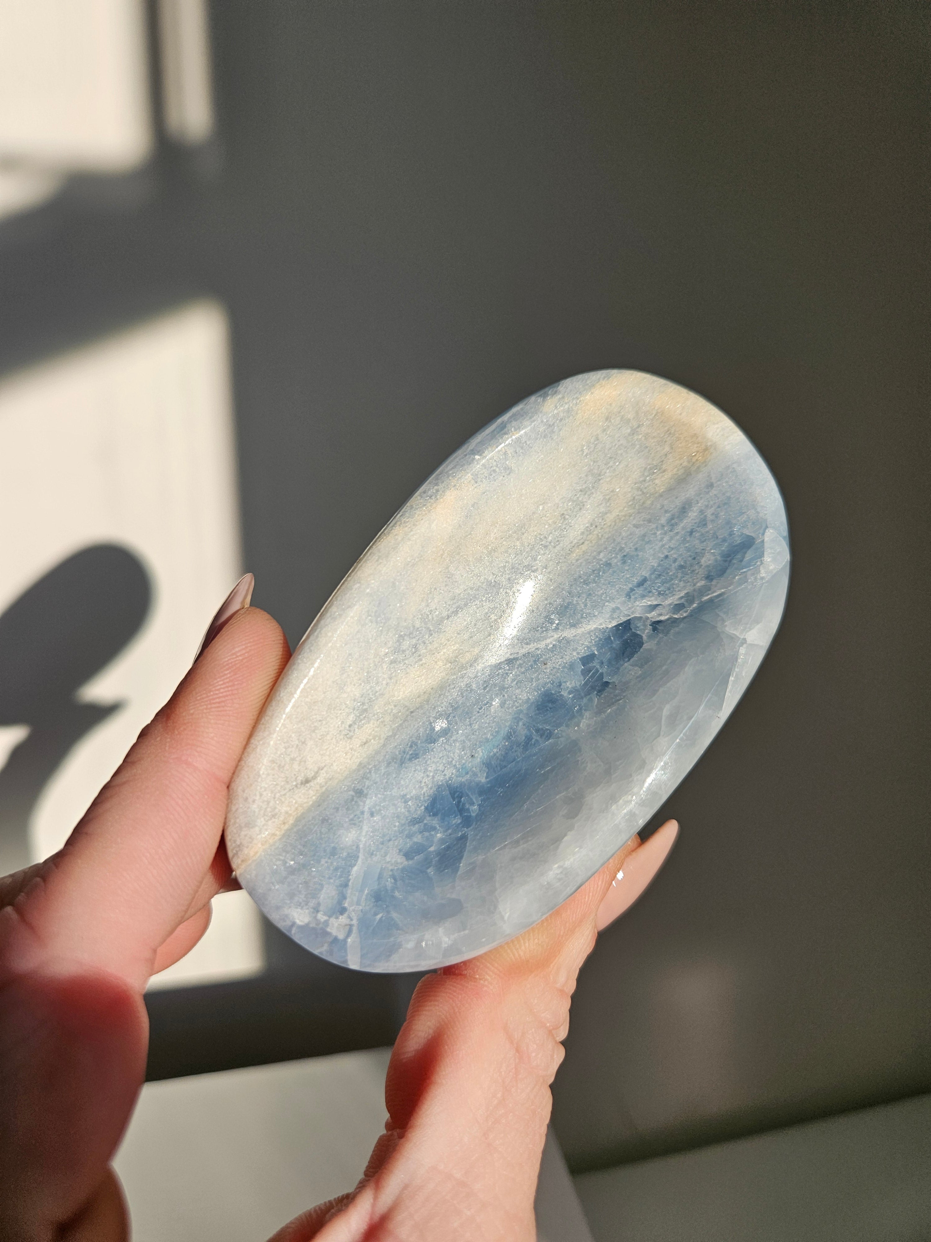 Blue Calcite Bowl 004