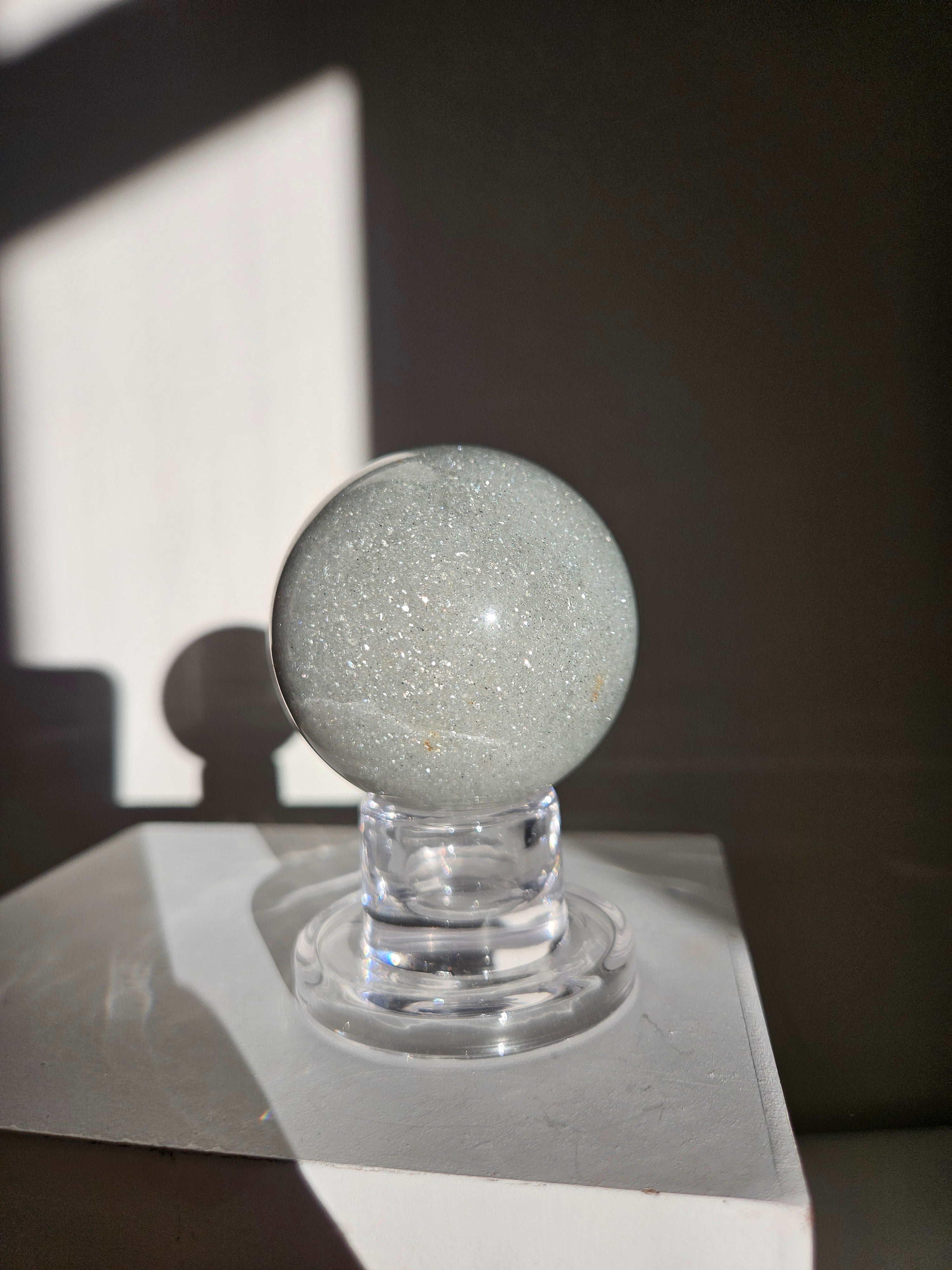 Sage Green Mica Sphere 001