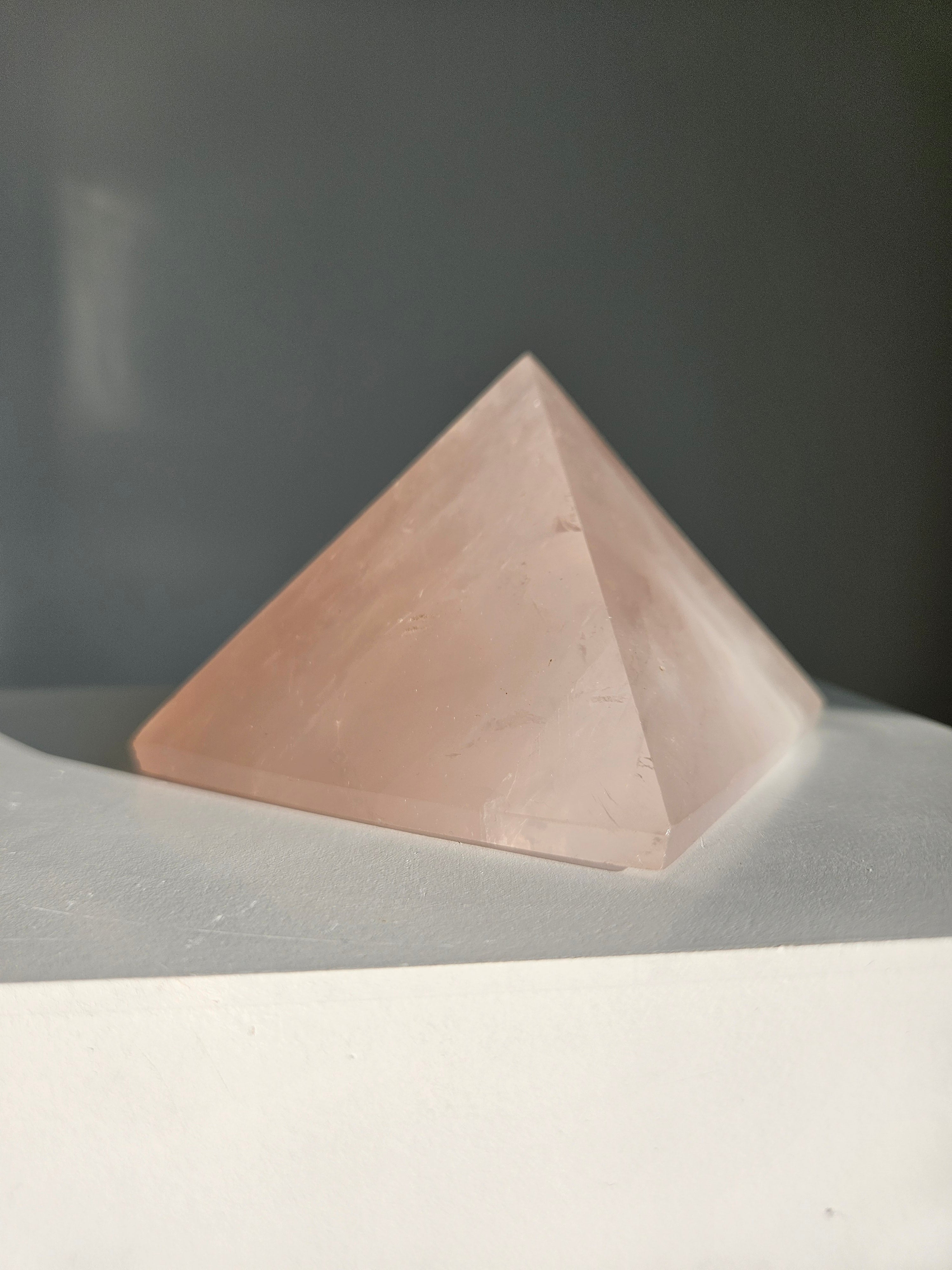 Rose Quartz Pyramid 001