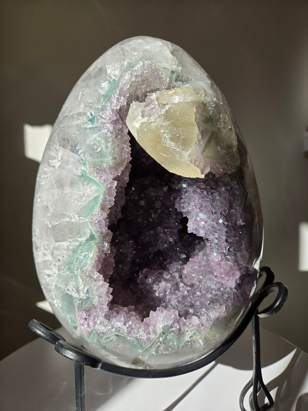Agate x Amethyst Statement Egg