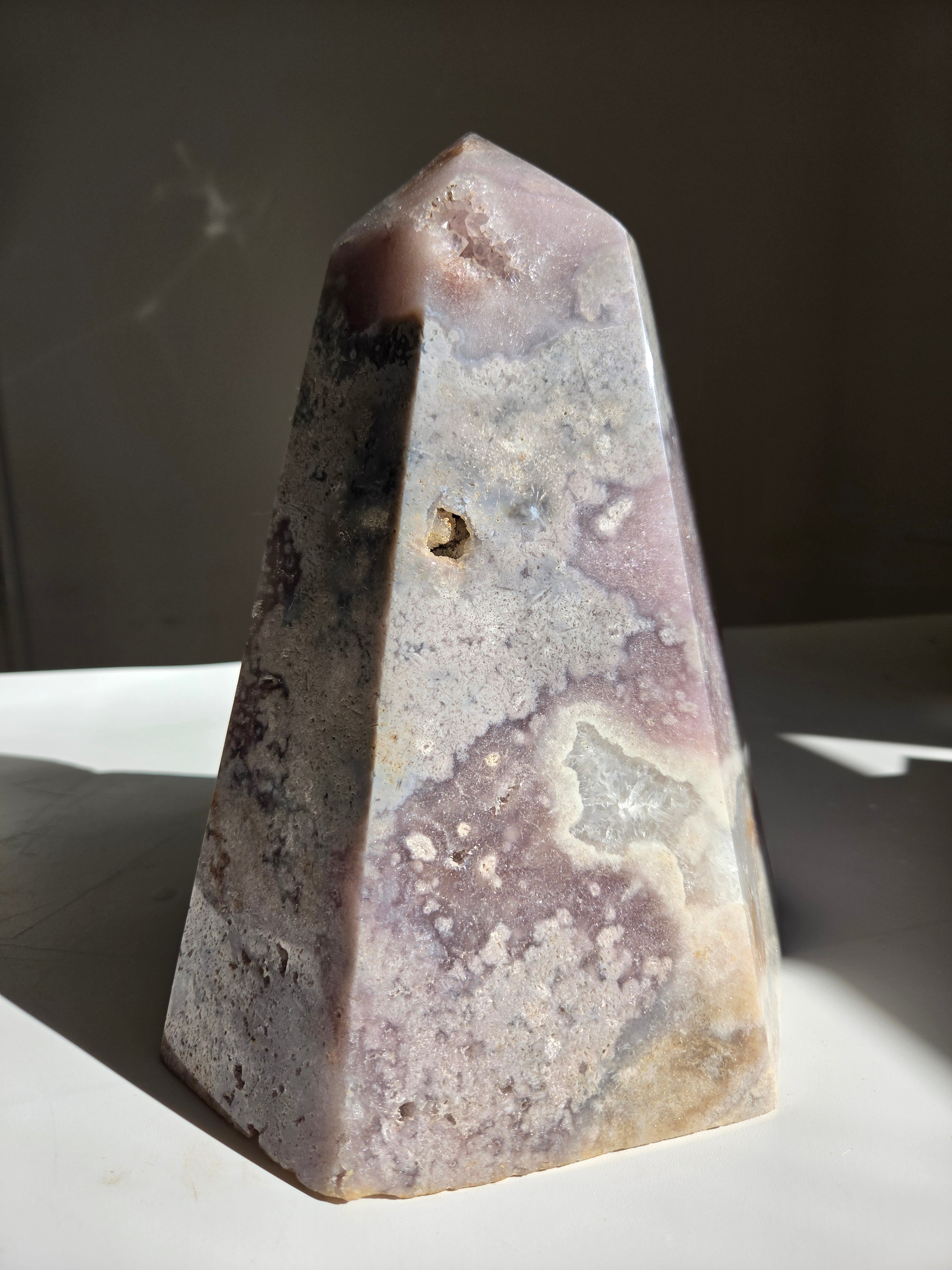 Pink Amethyst Statement Tower
