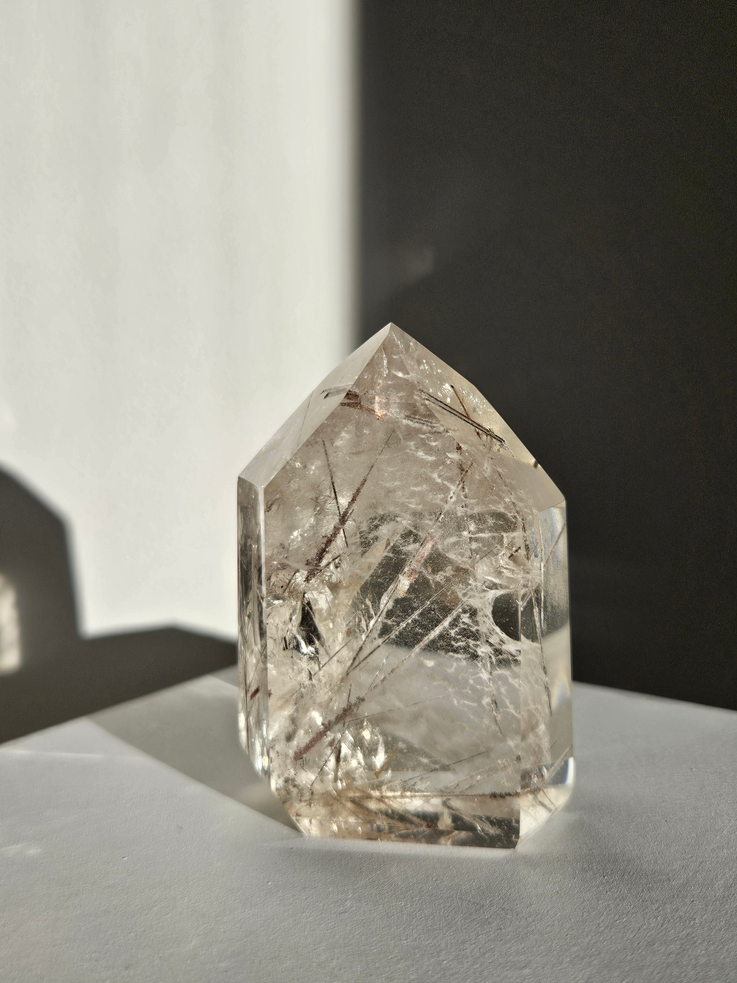 Citrine x Rutile Tower 010