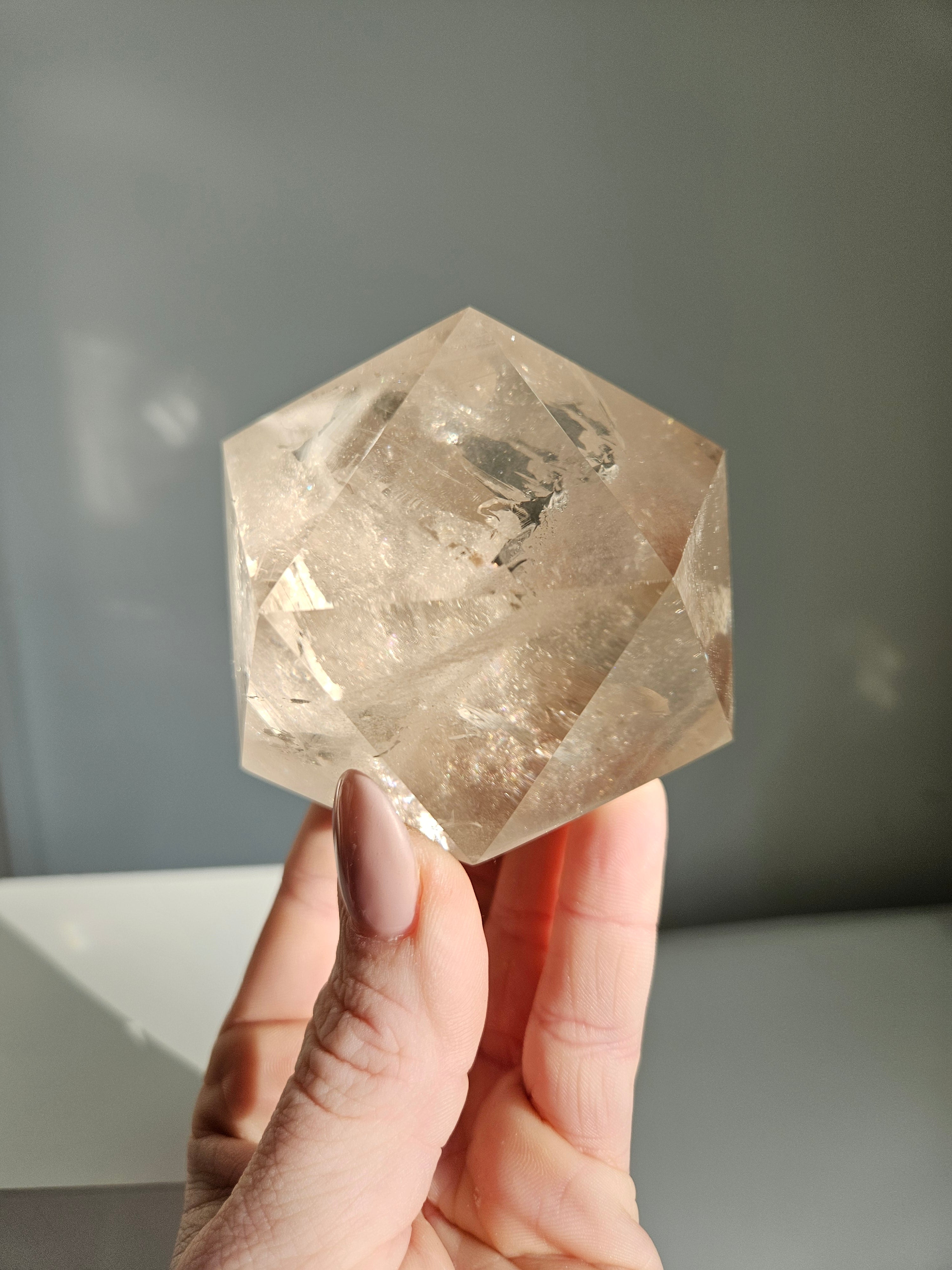 Smoky Quartz Icosahedron 003