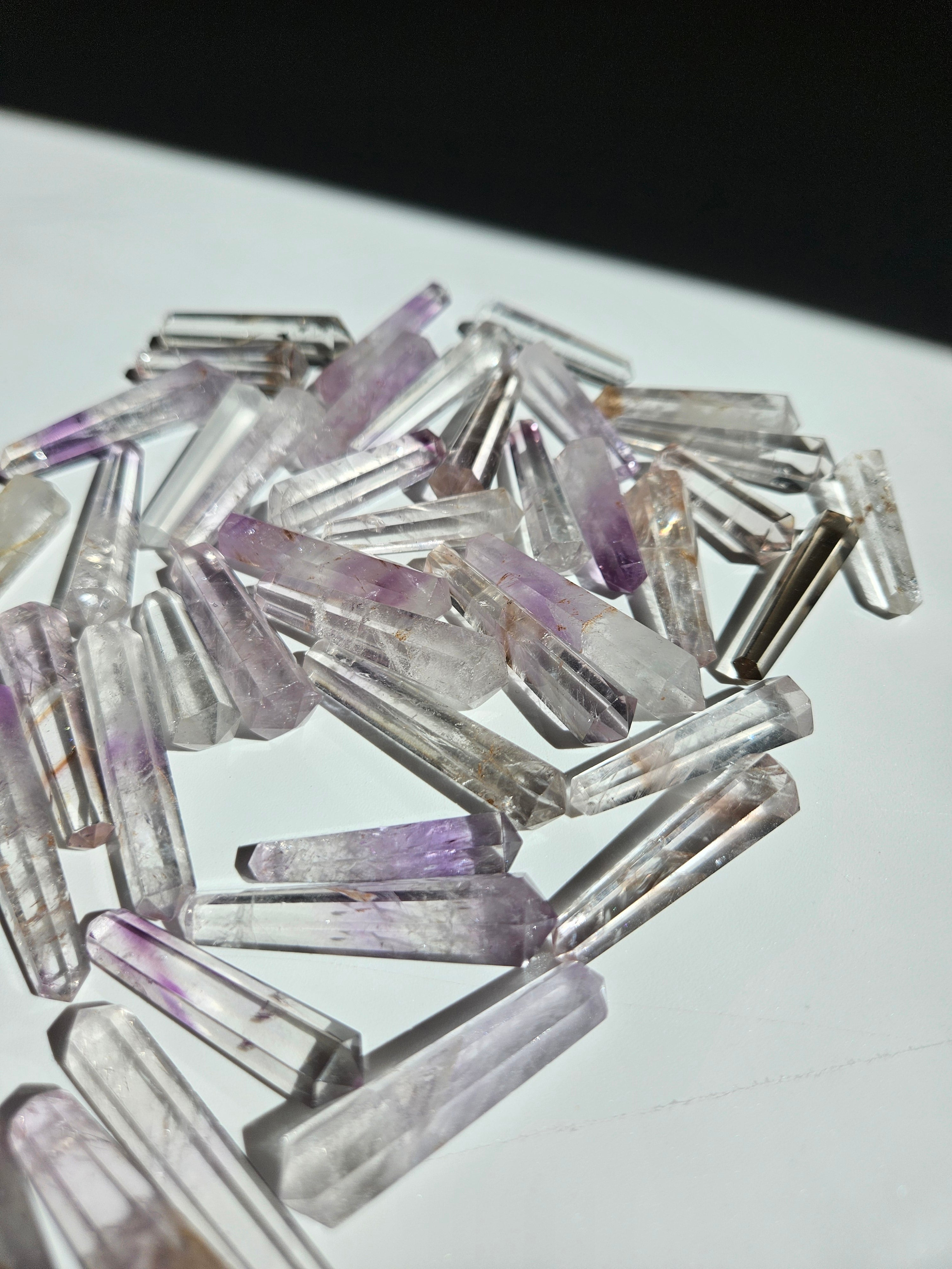 Amethyst x Powellite mini wand