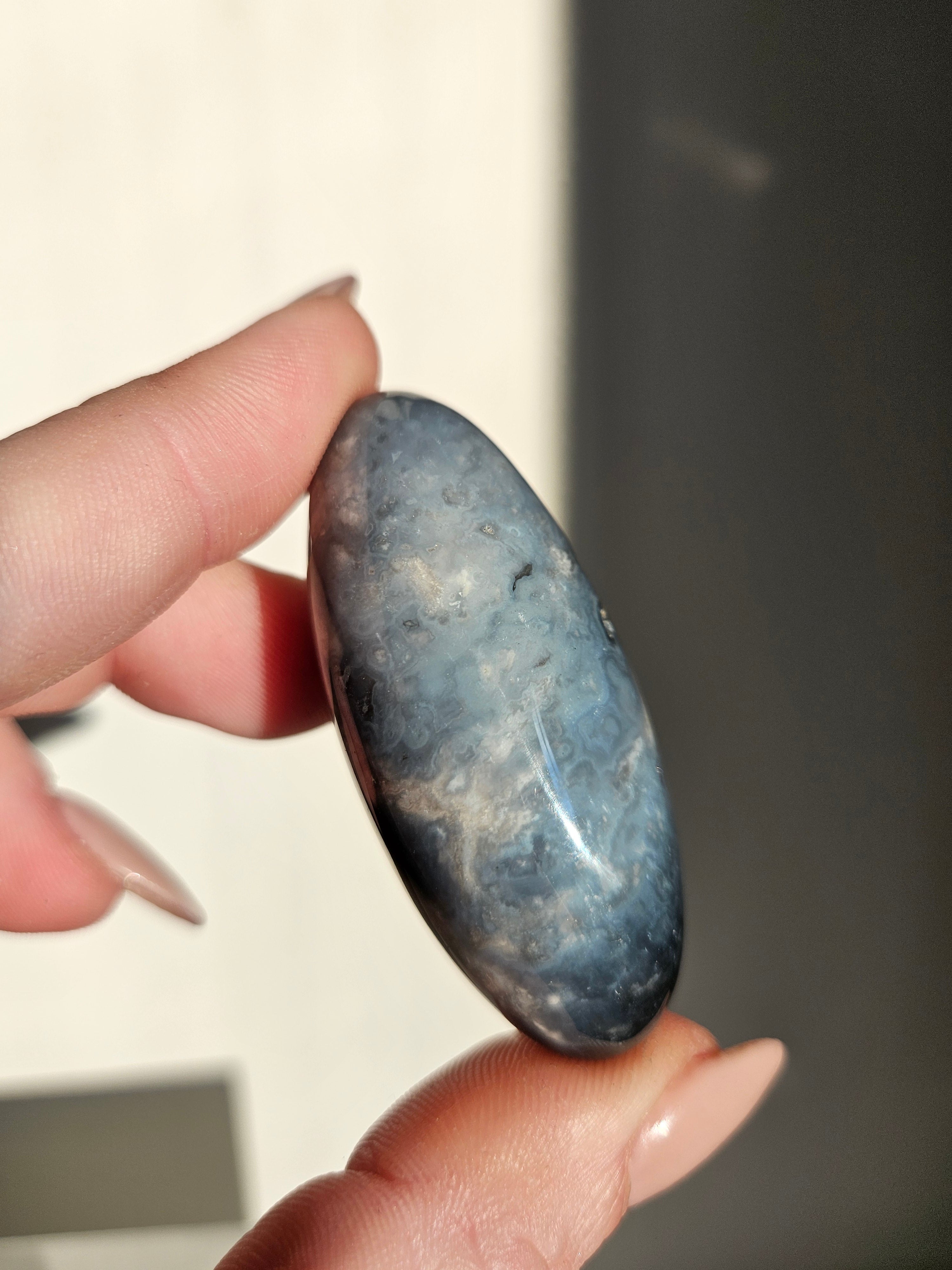 Pacific Blue Agate Shiva 012