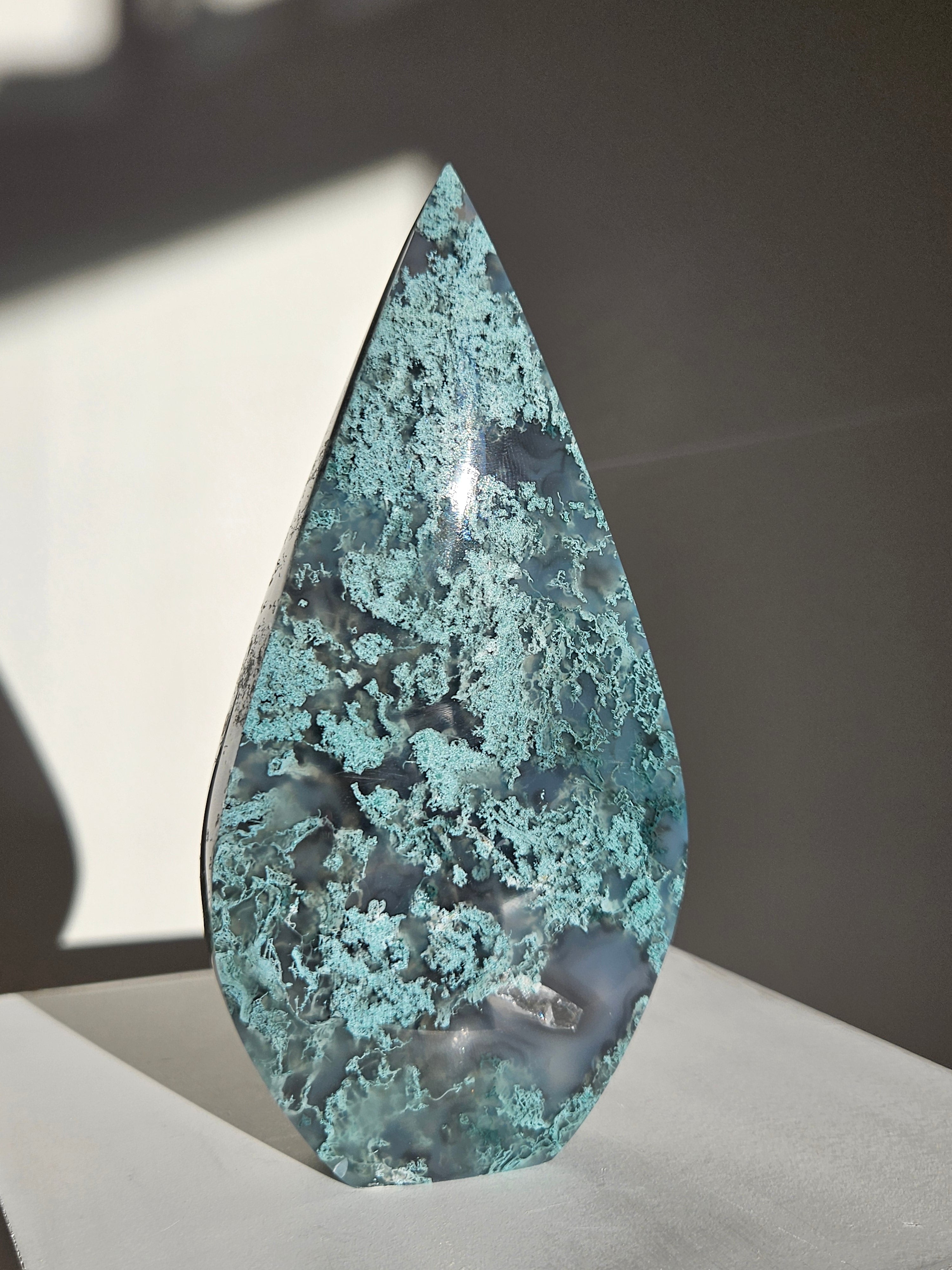 Moss Agate Flame 006