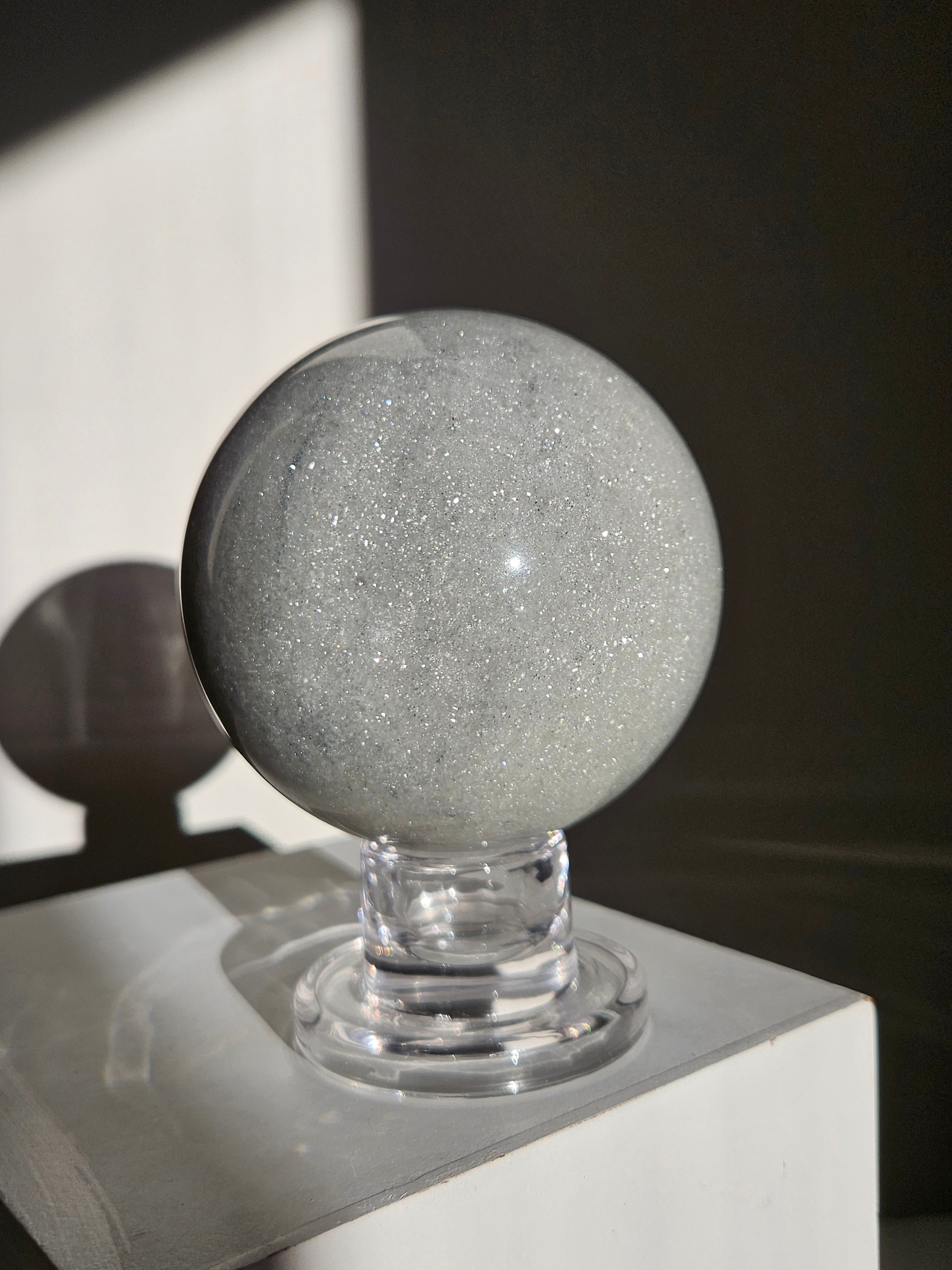 Sage Green Mica Sphere 006