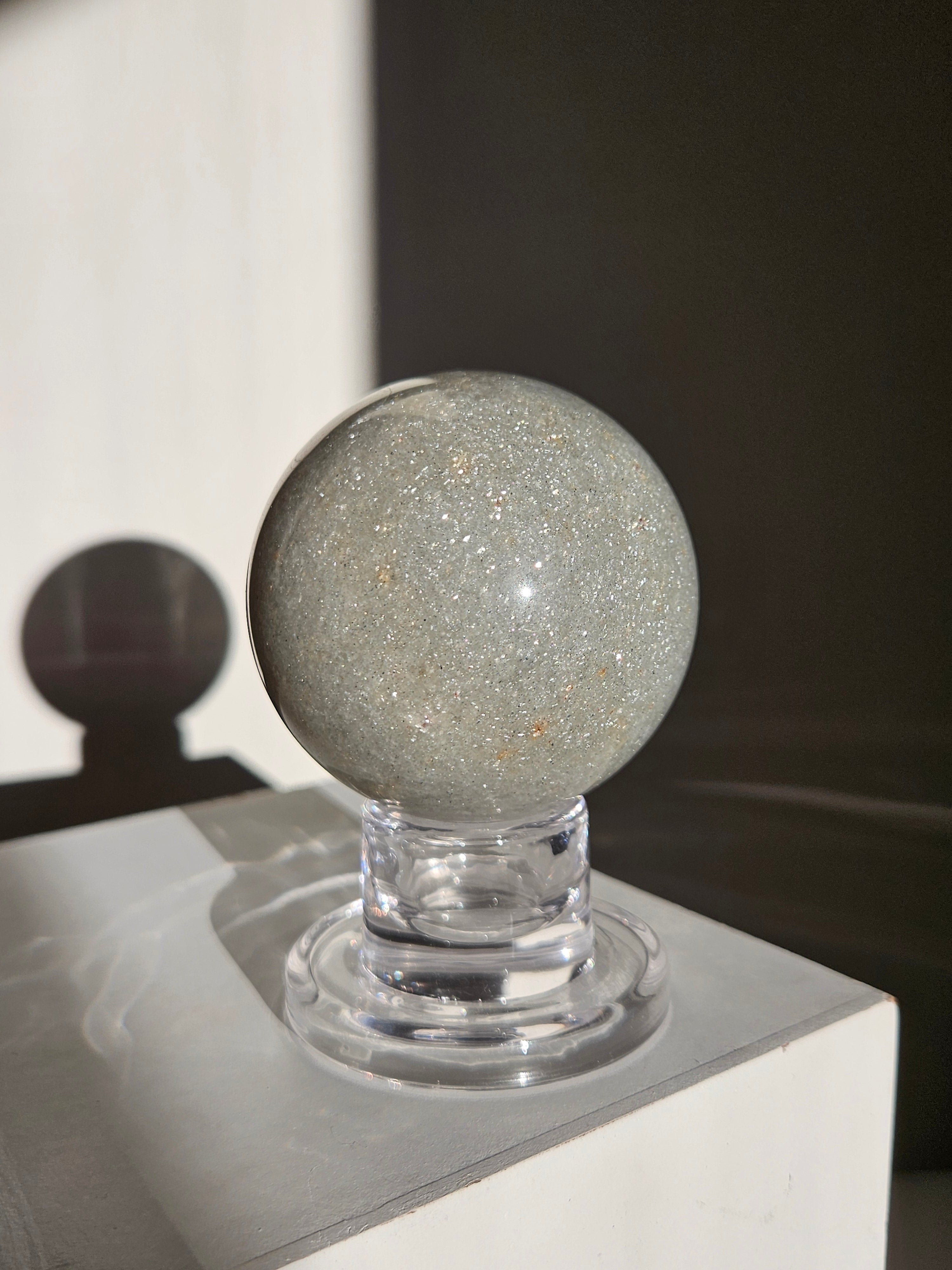 Sage Green Mica Sphere 004