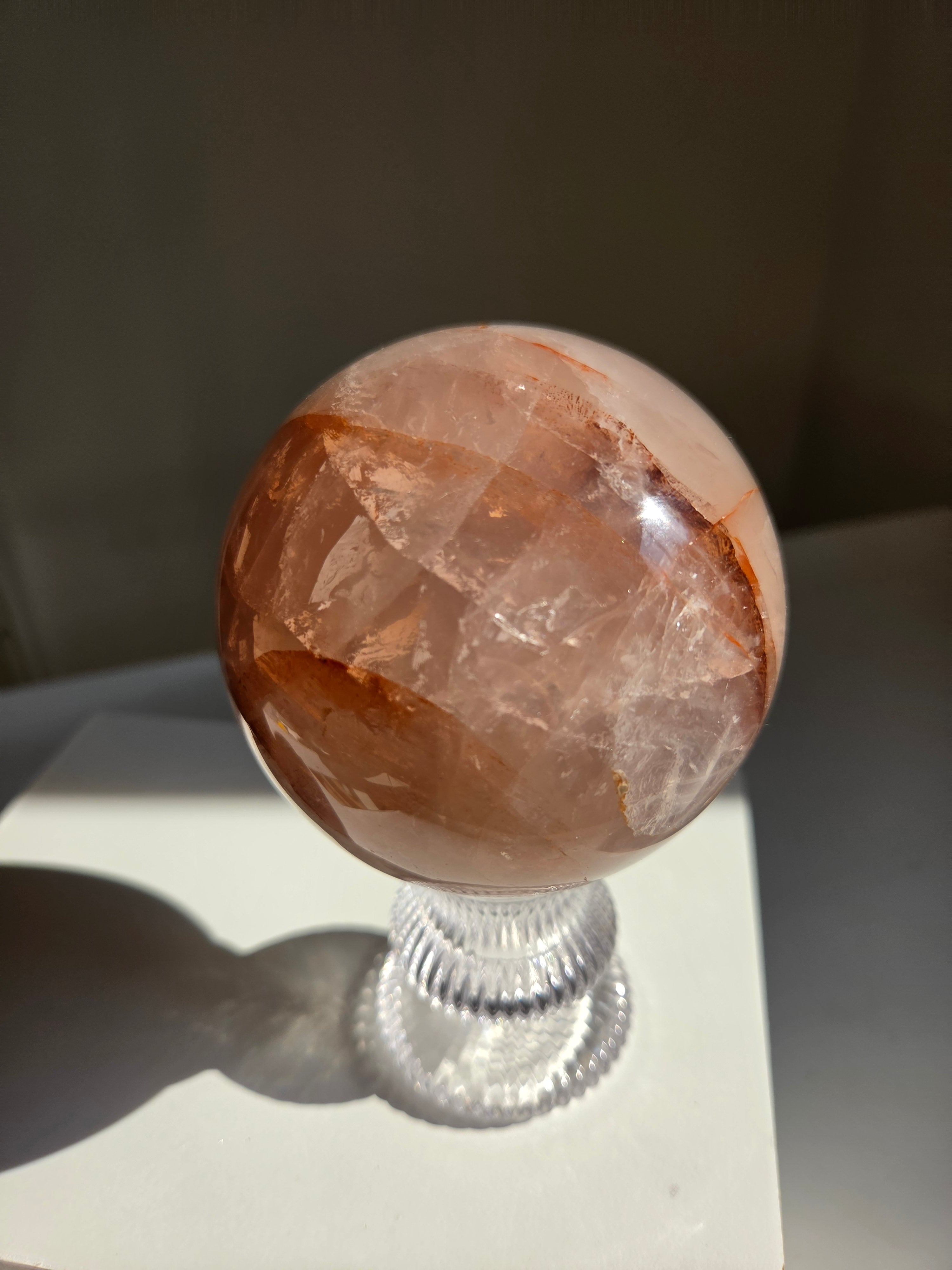 Hematite Quartz Sphere 001