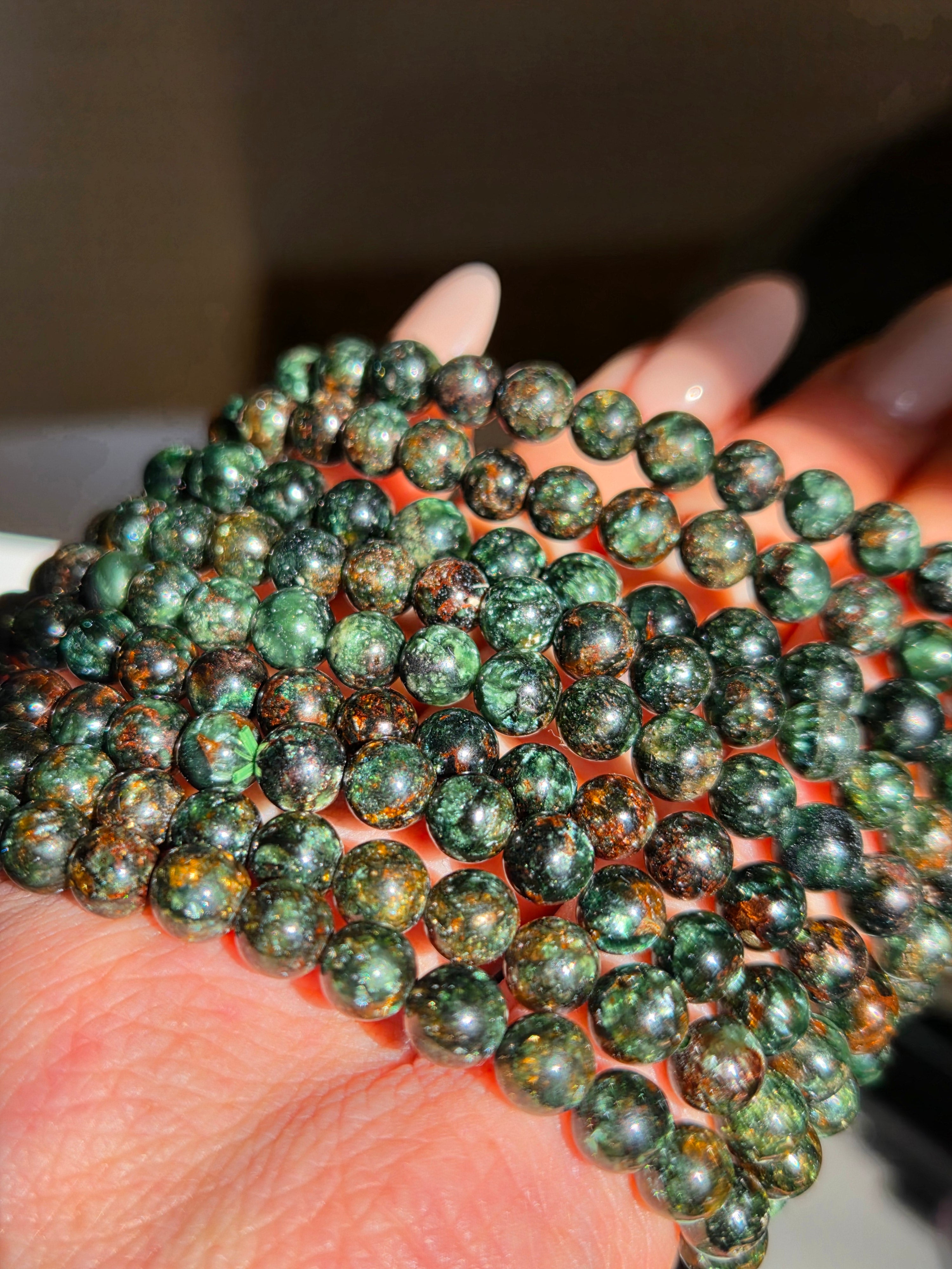 Seraphinite Bracelet | 6mm