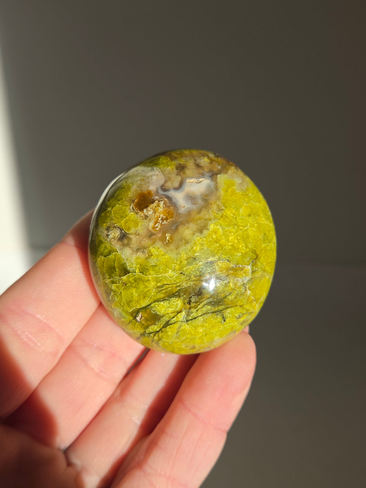 Green Opal Palmstone 003