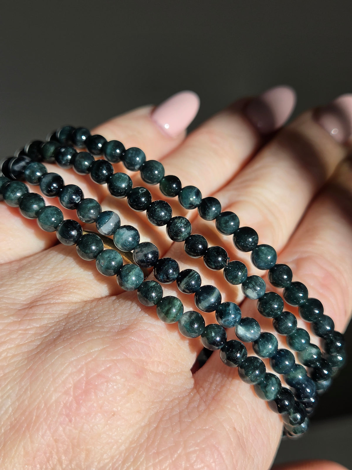 Teal Tourmaline Bracelet | 4.5mm