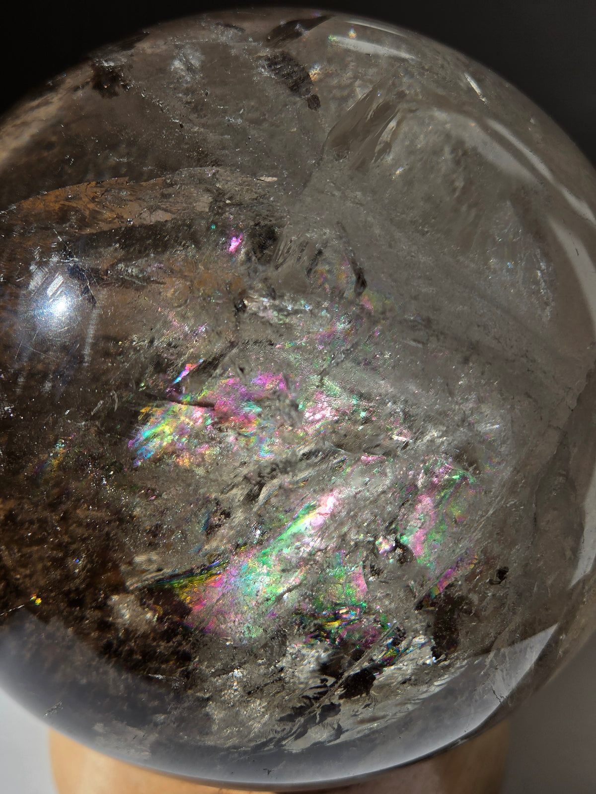 Smoky Quartz statement Sphere