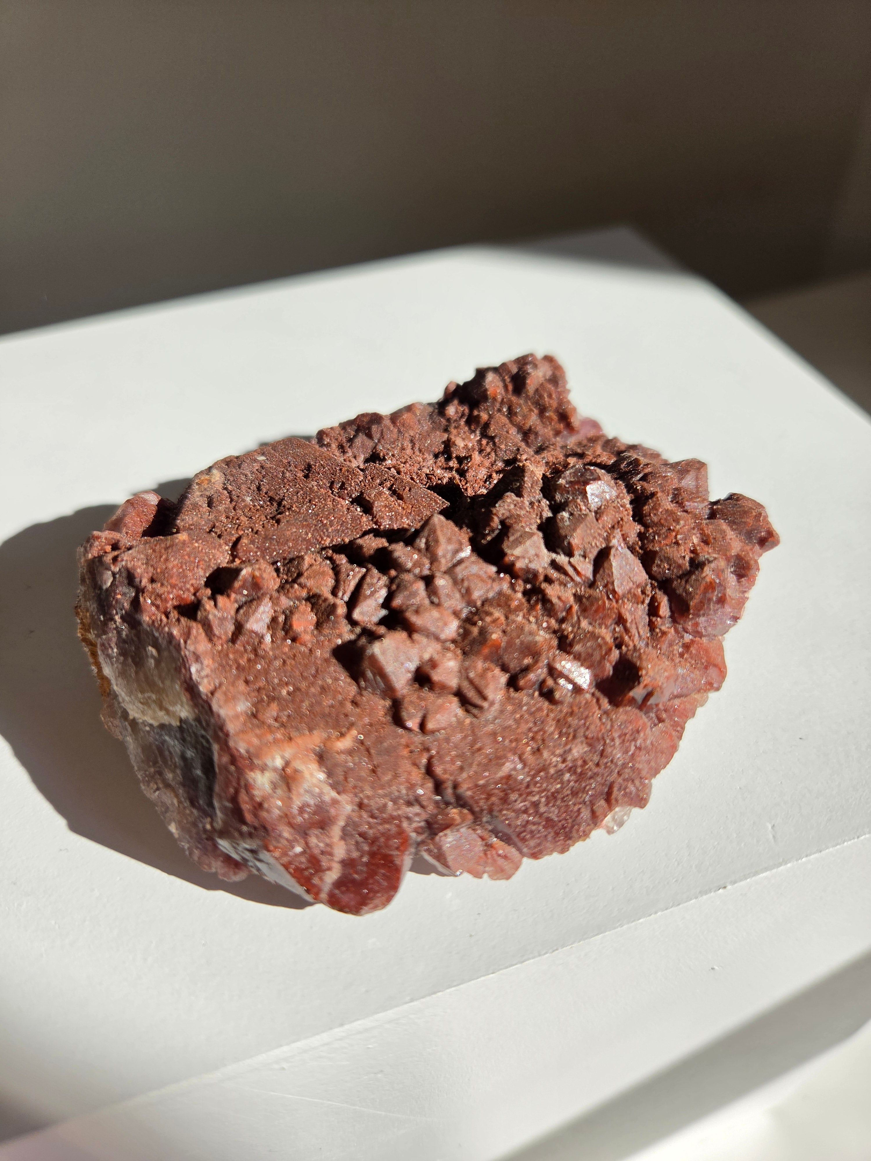 Hematite on Quartz x Amethyst 006