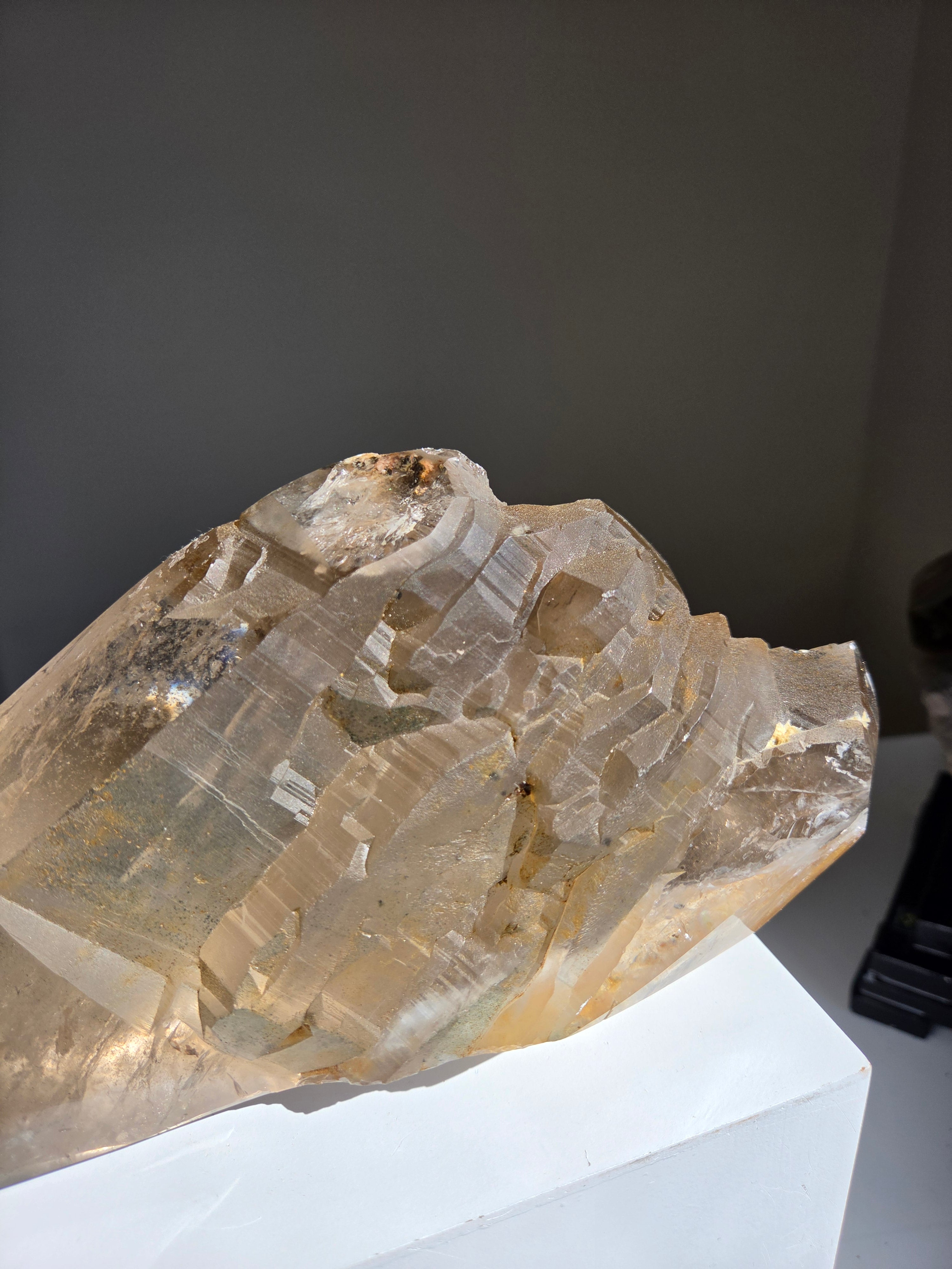 Smoky Quartz Semipolshed Statement