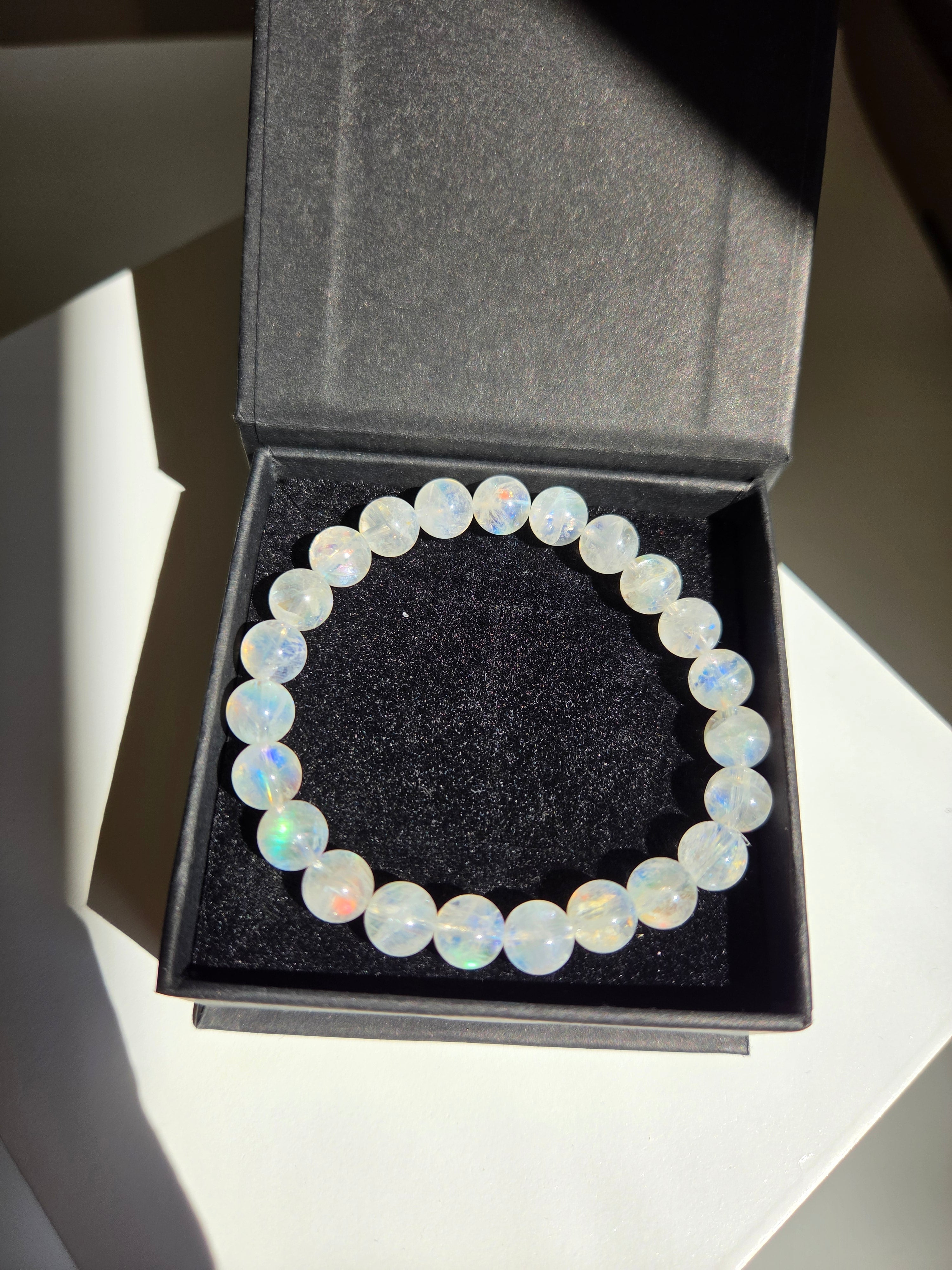 HQ Malagasy Moonstone Bracelet 006 | 8mm