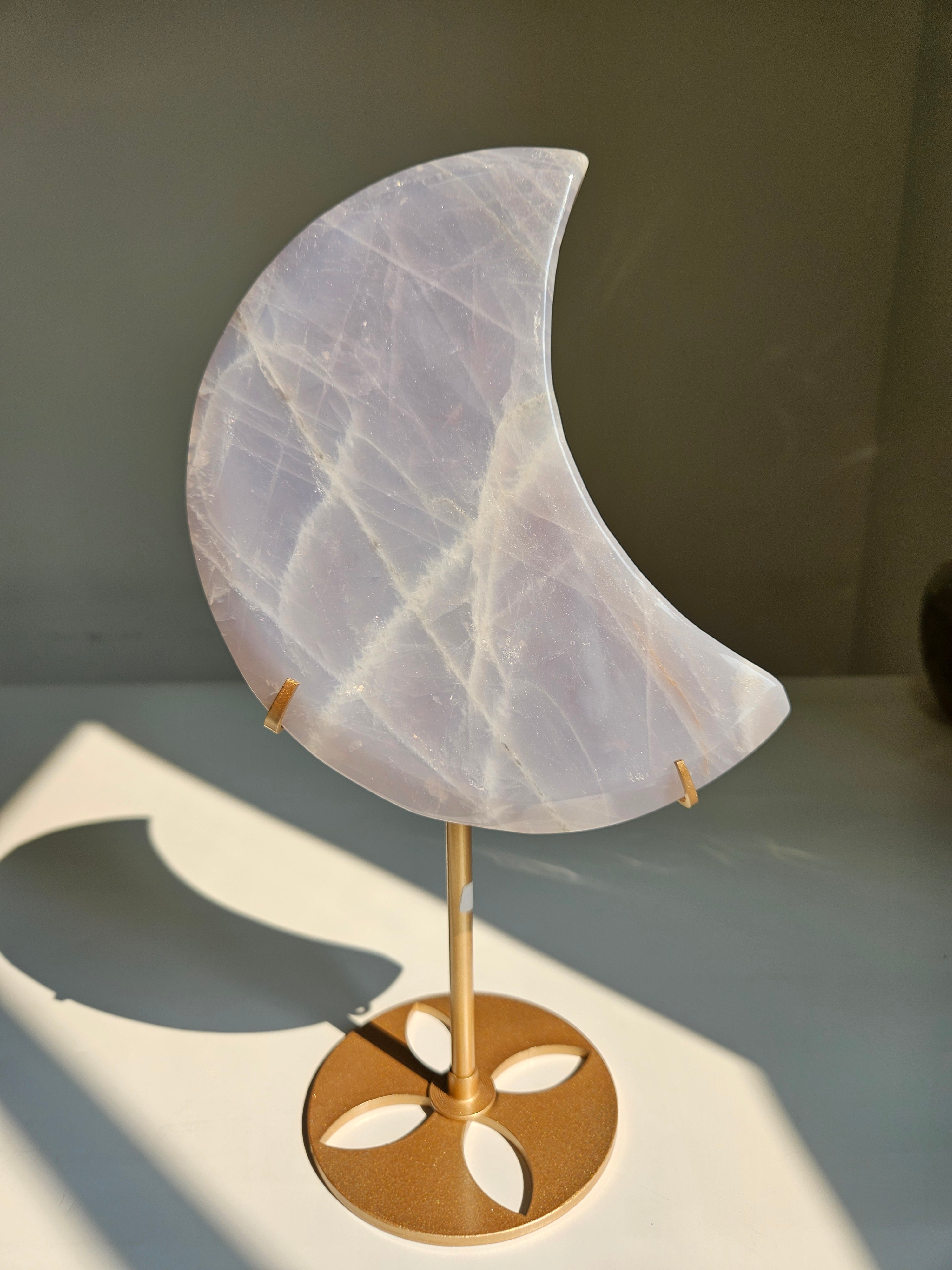 Blue Rose Quartz Moon 002