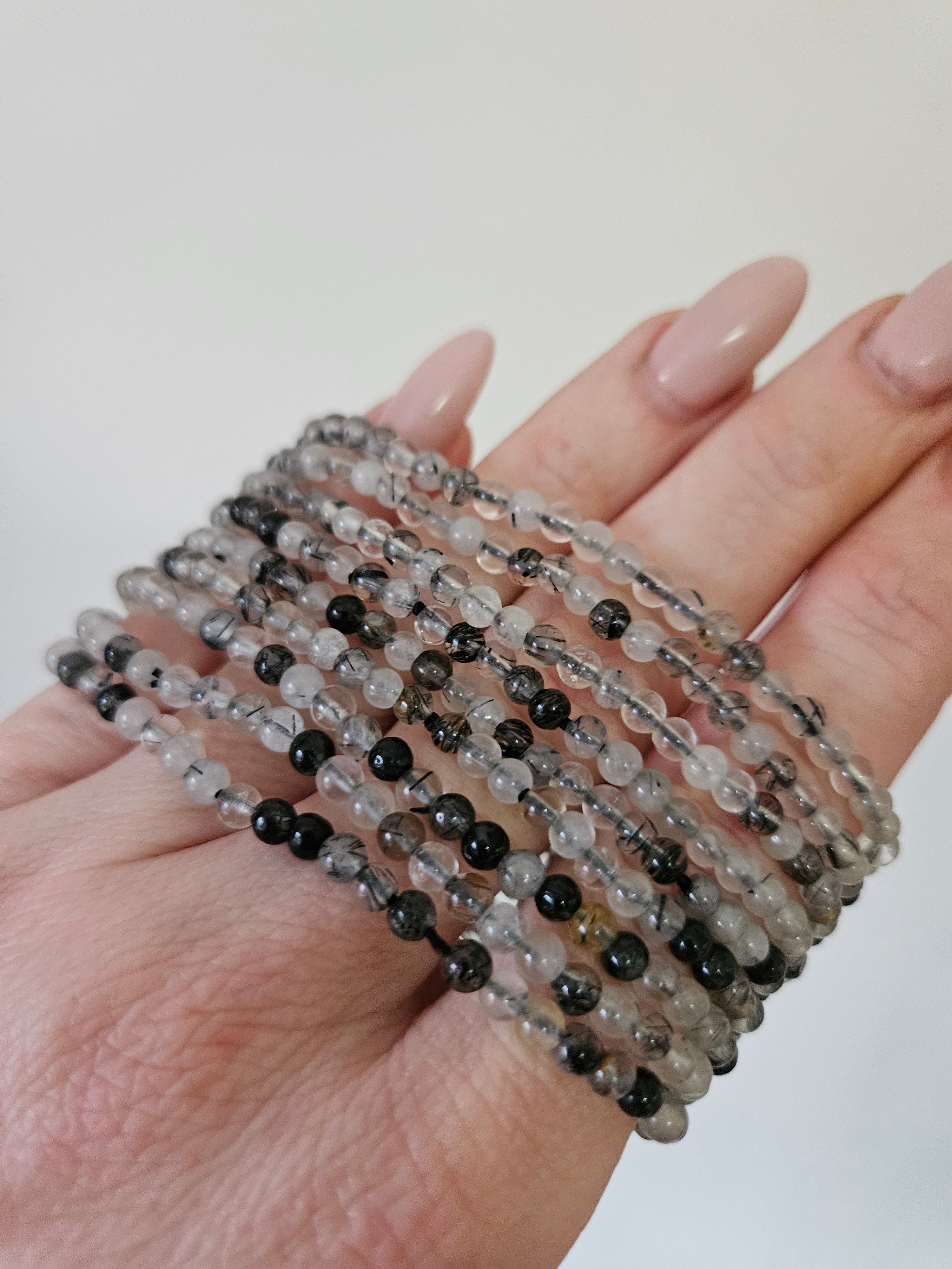 Tourmaline x Quartz Bracelet | 4mm