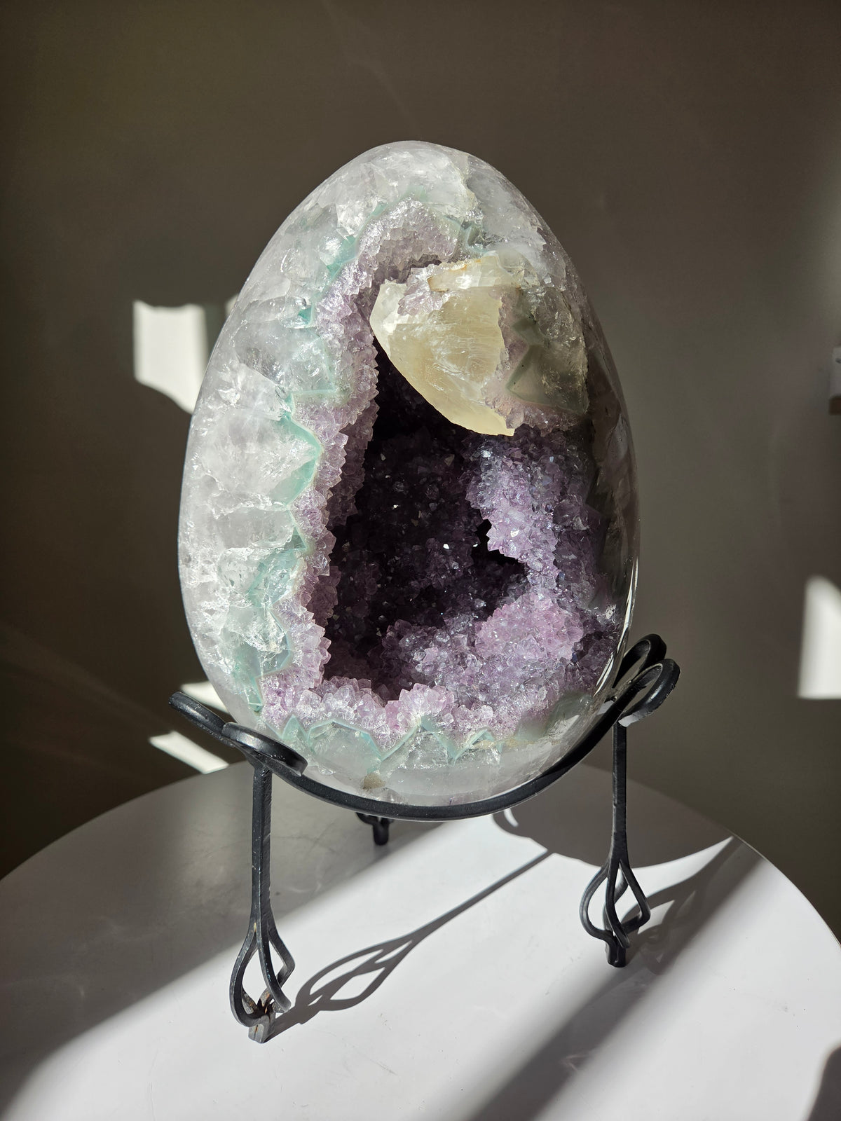 Agate x Amethyst Statement Egg