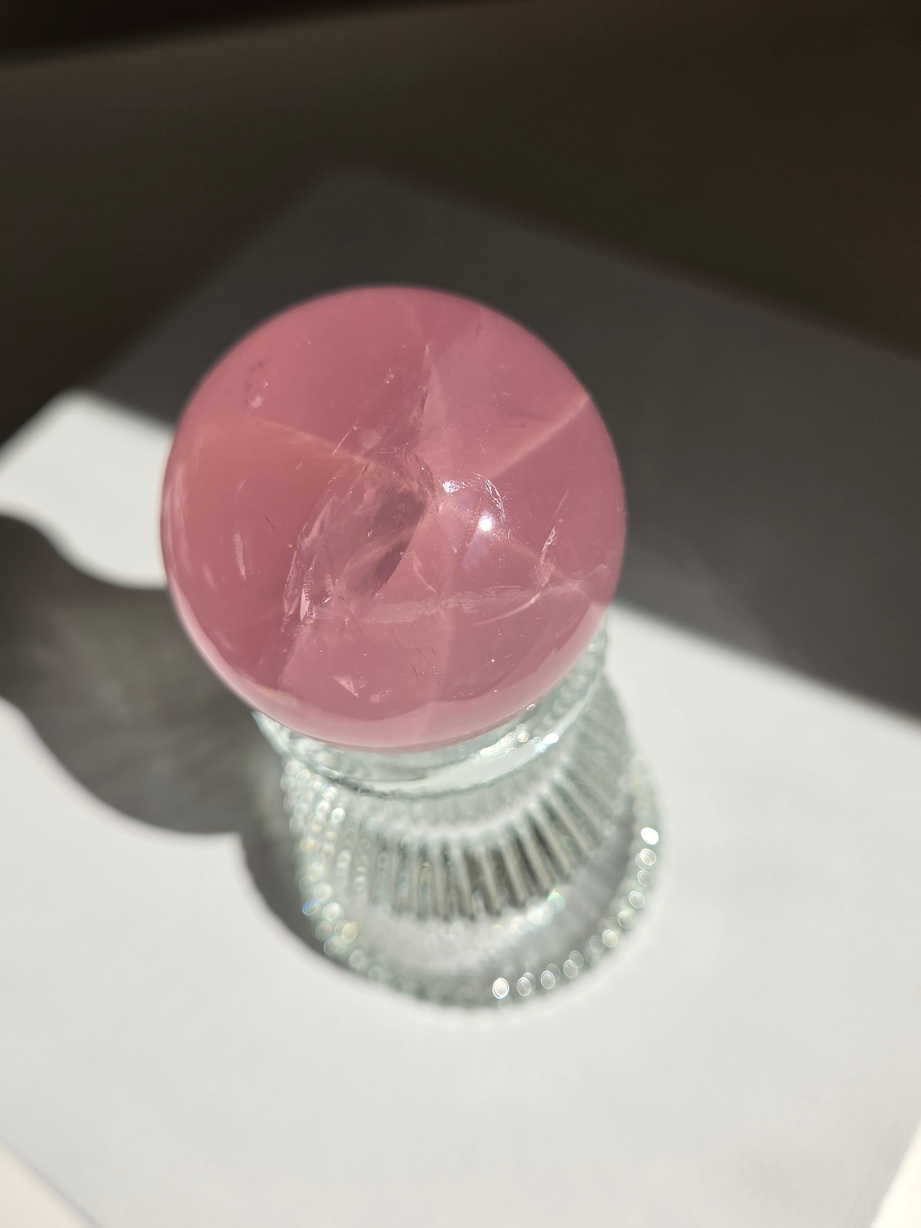 Rose Quartz Sphere 014