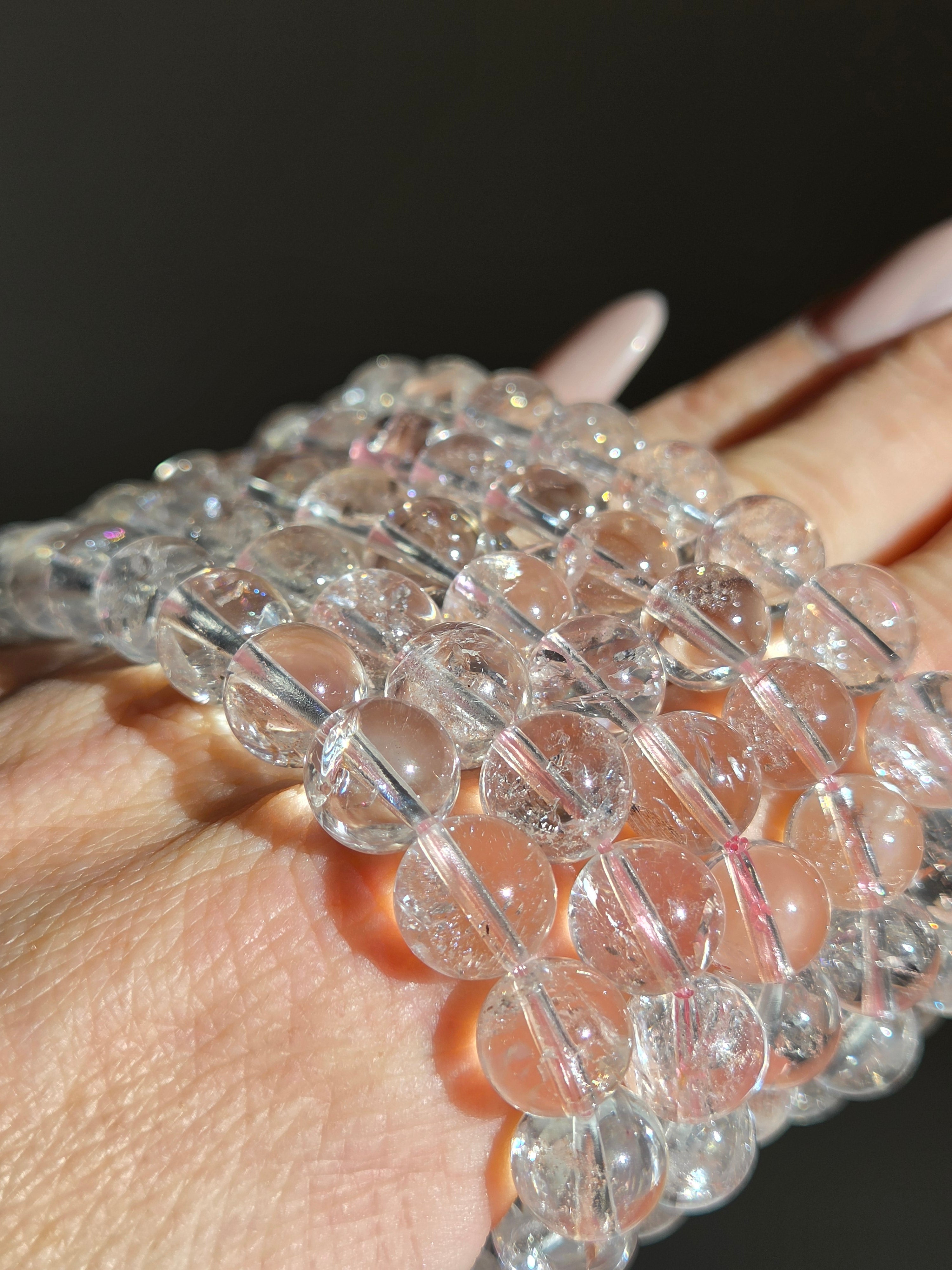 Pink Quartz bracelet | 10mm