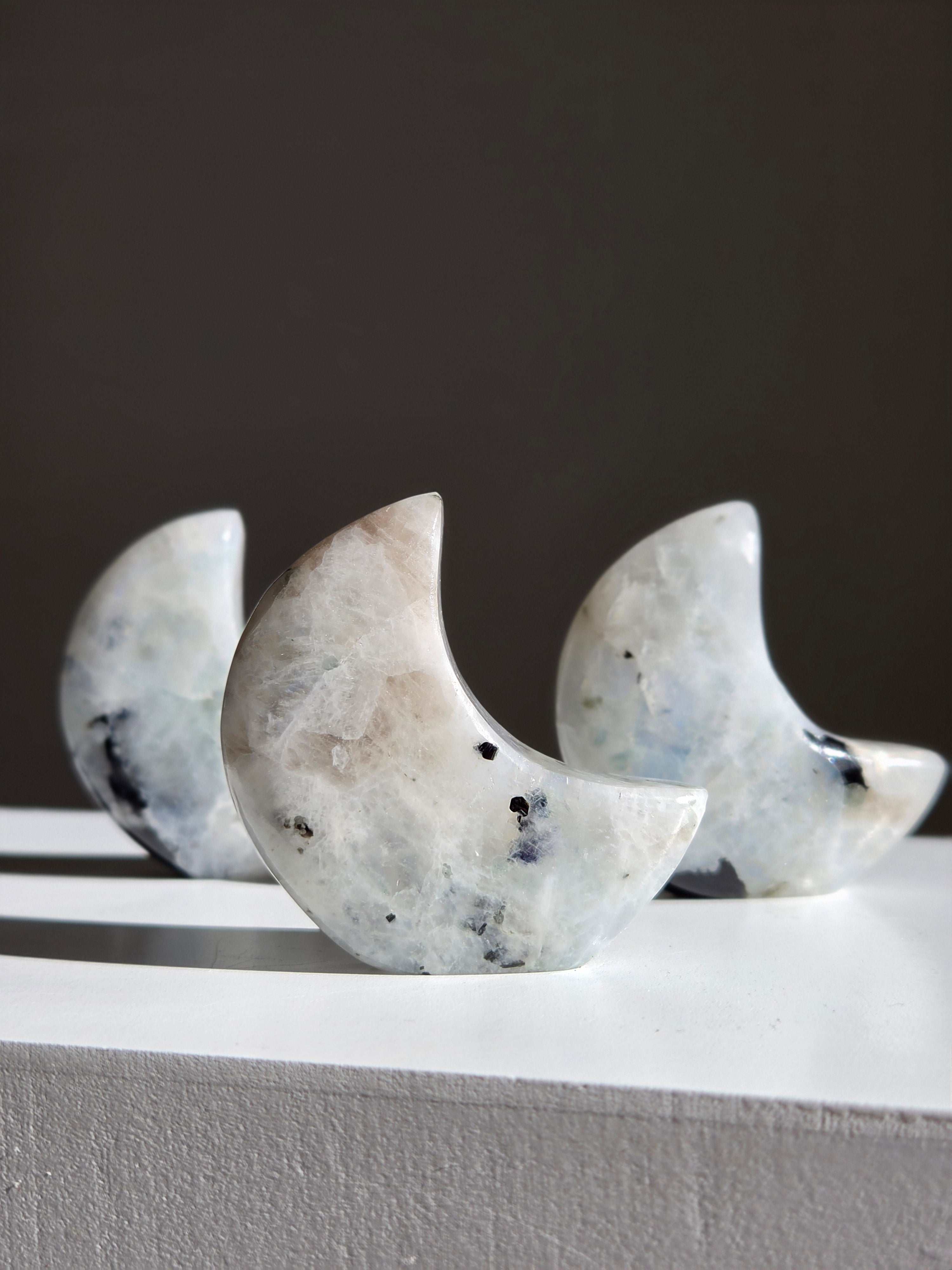 Moonstone Standing Mini Moon