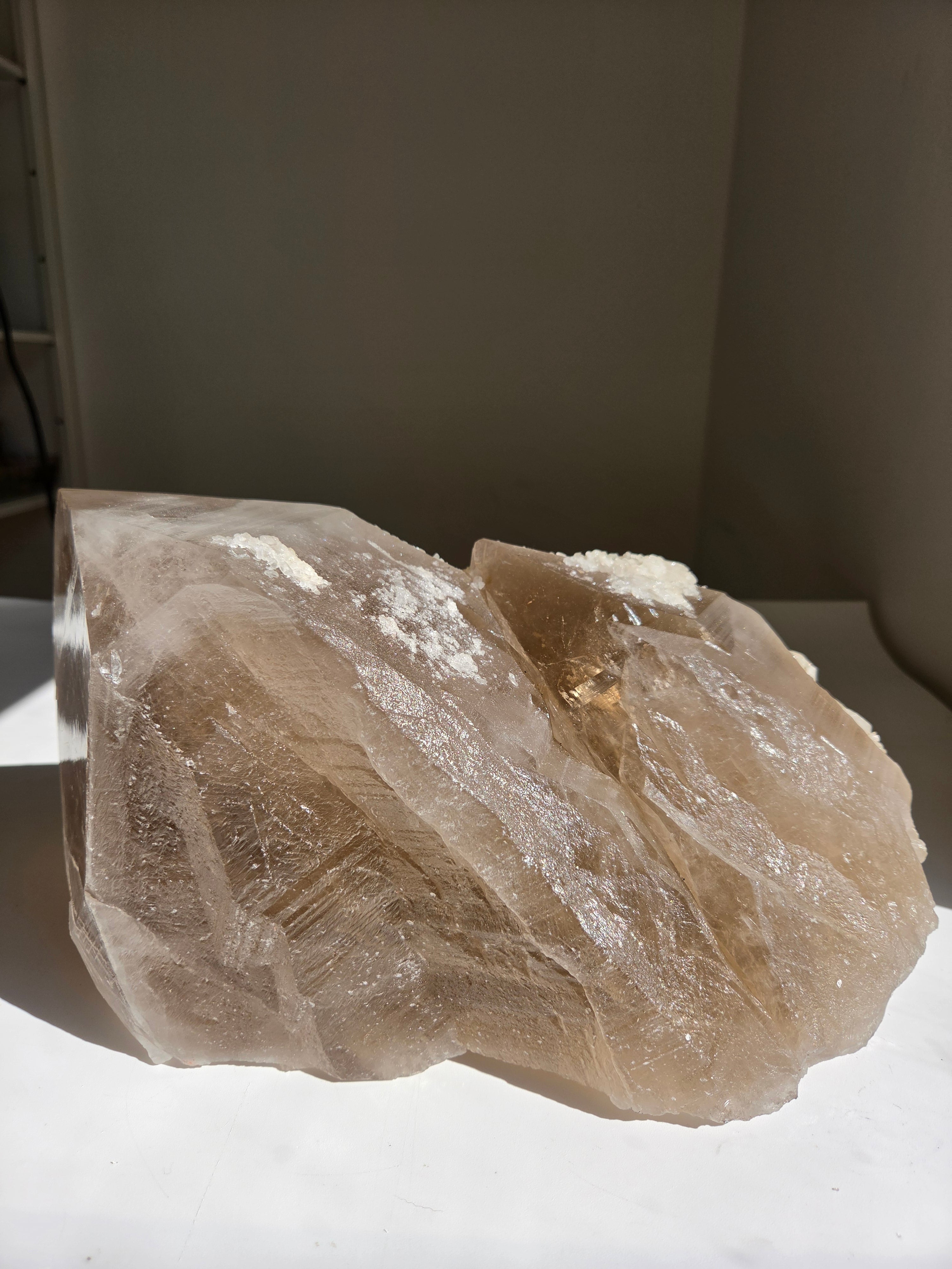 Raw Smoky Quartz Statement