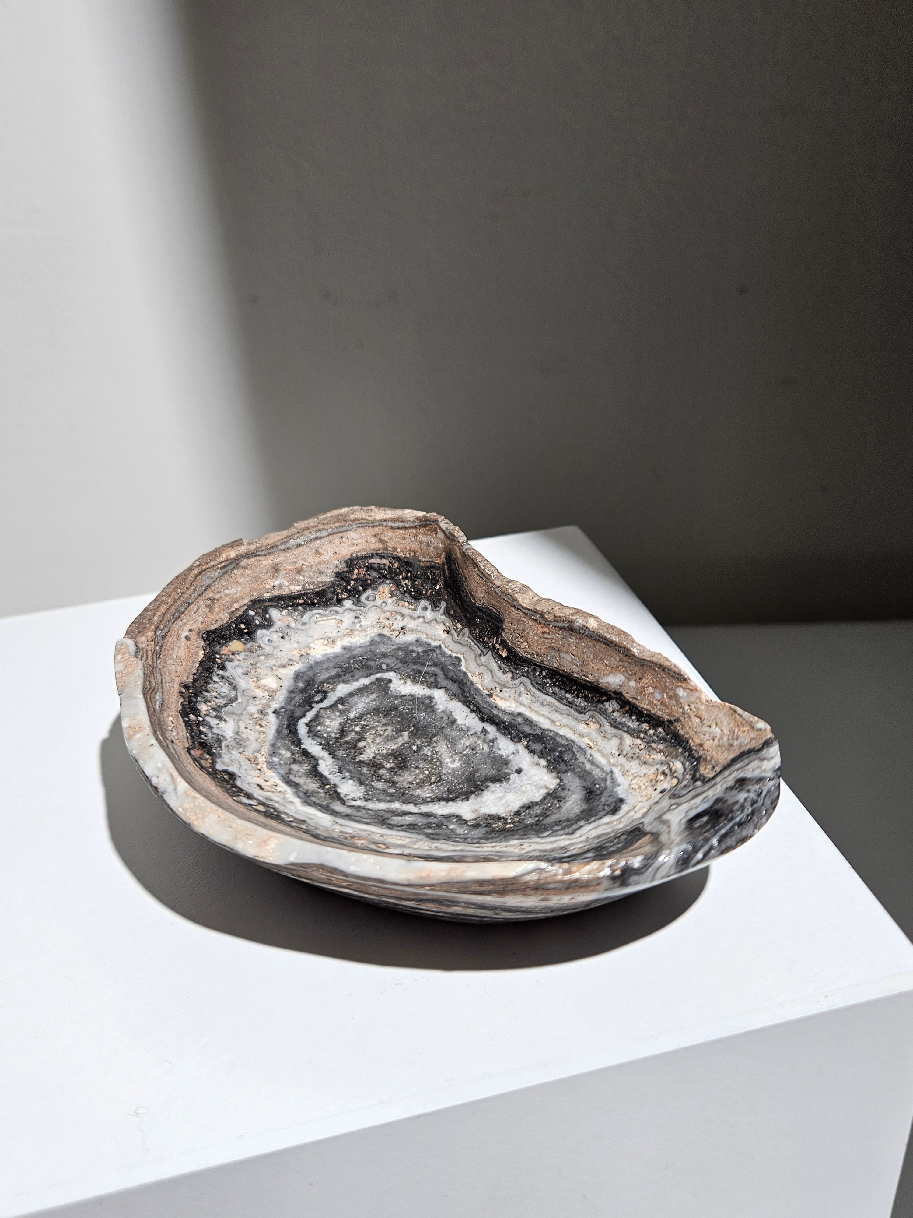 Banded Calcite Bowl 012