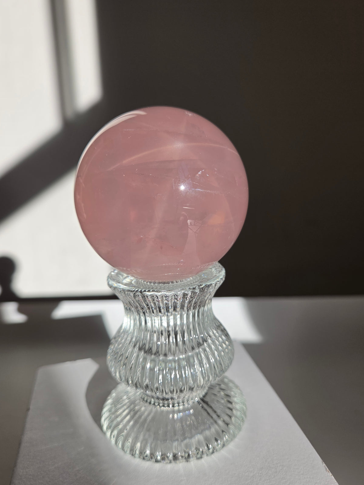 Rose Quartz Sphere 030