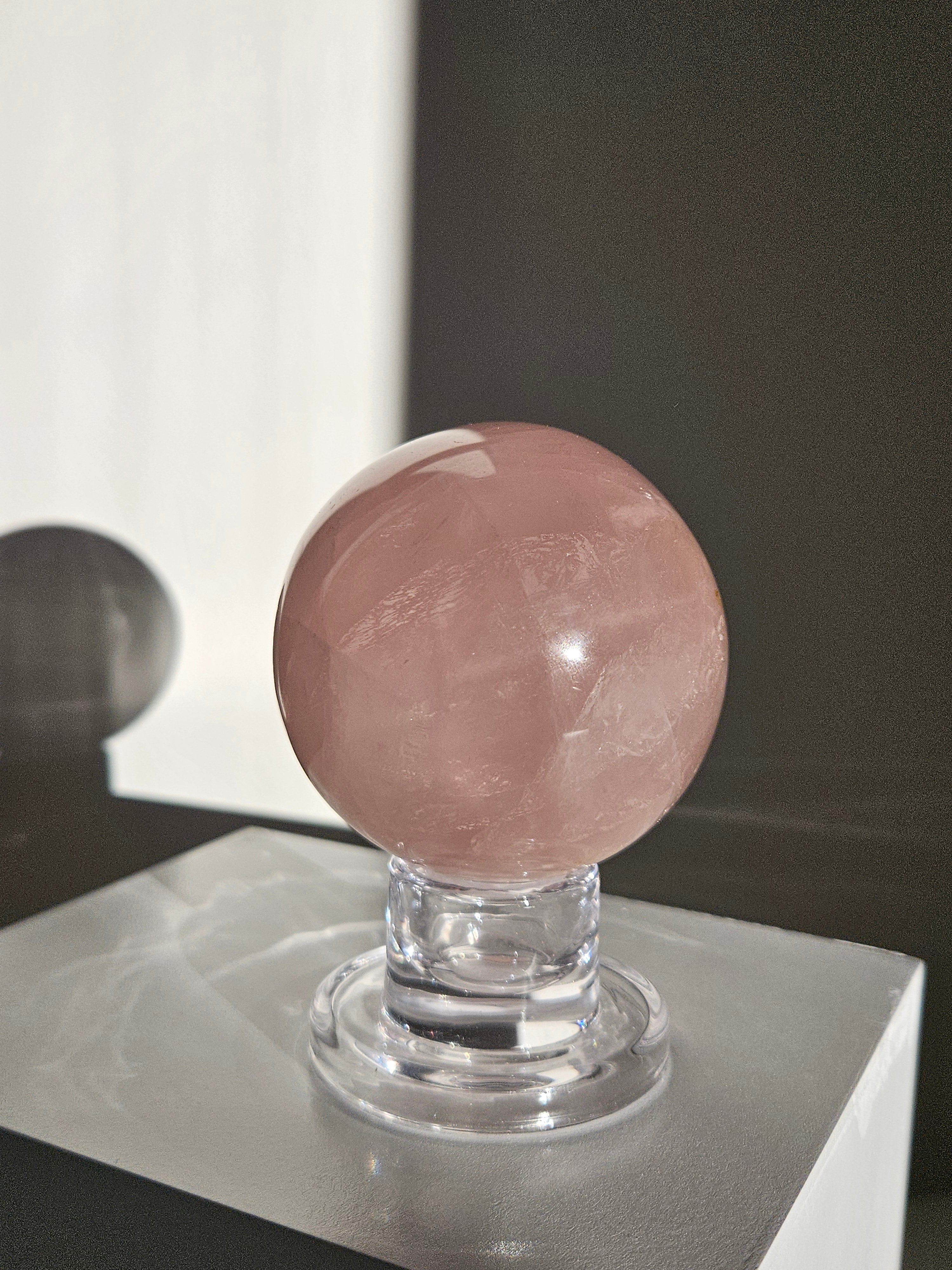 Rose Quartz Sphere 001