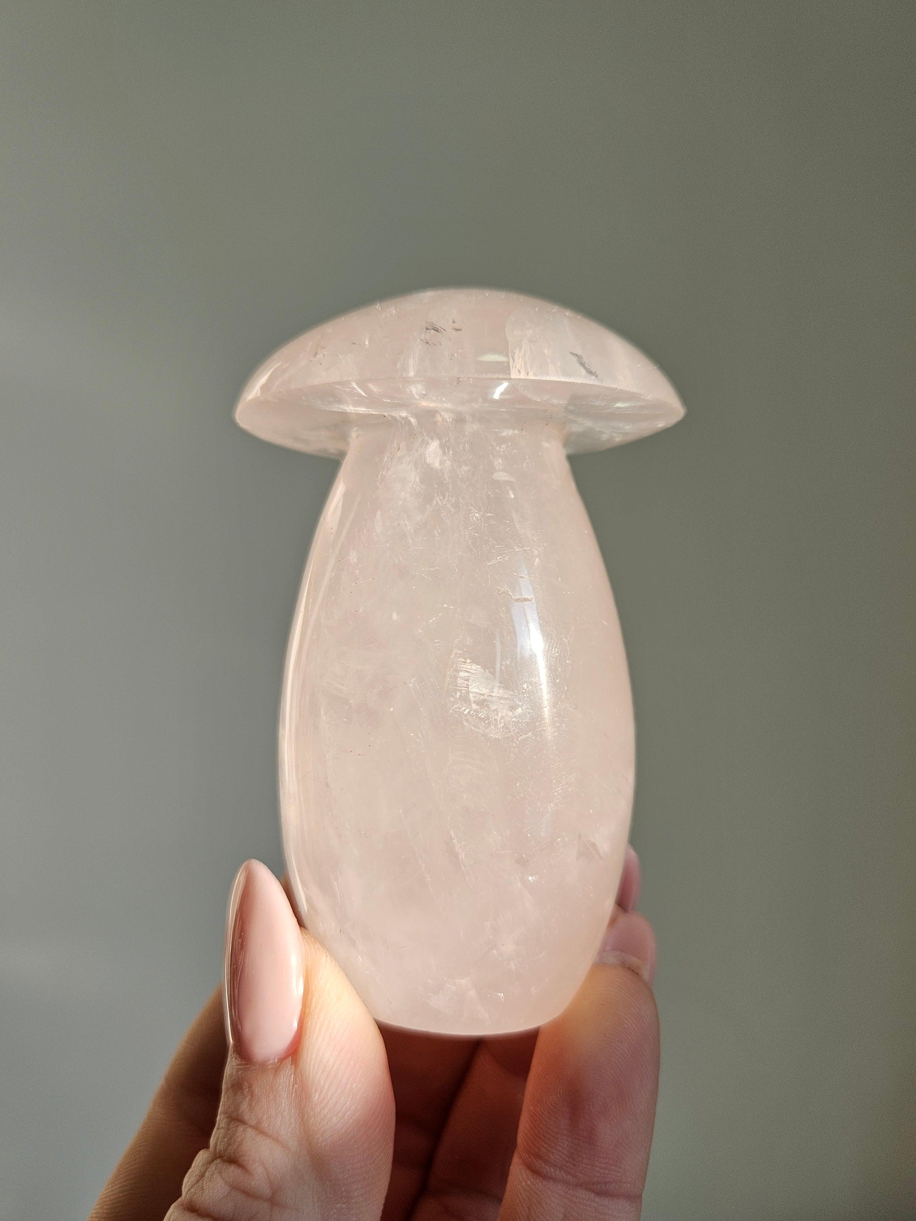 Rose Quartz Mushroom 003