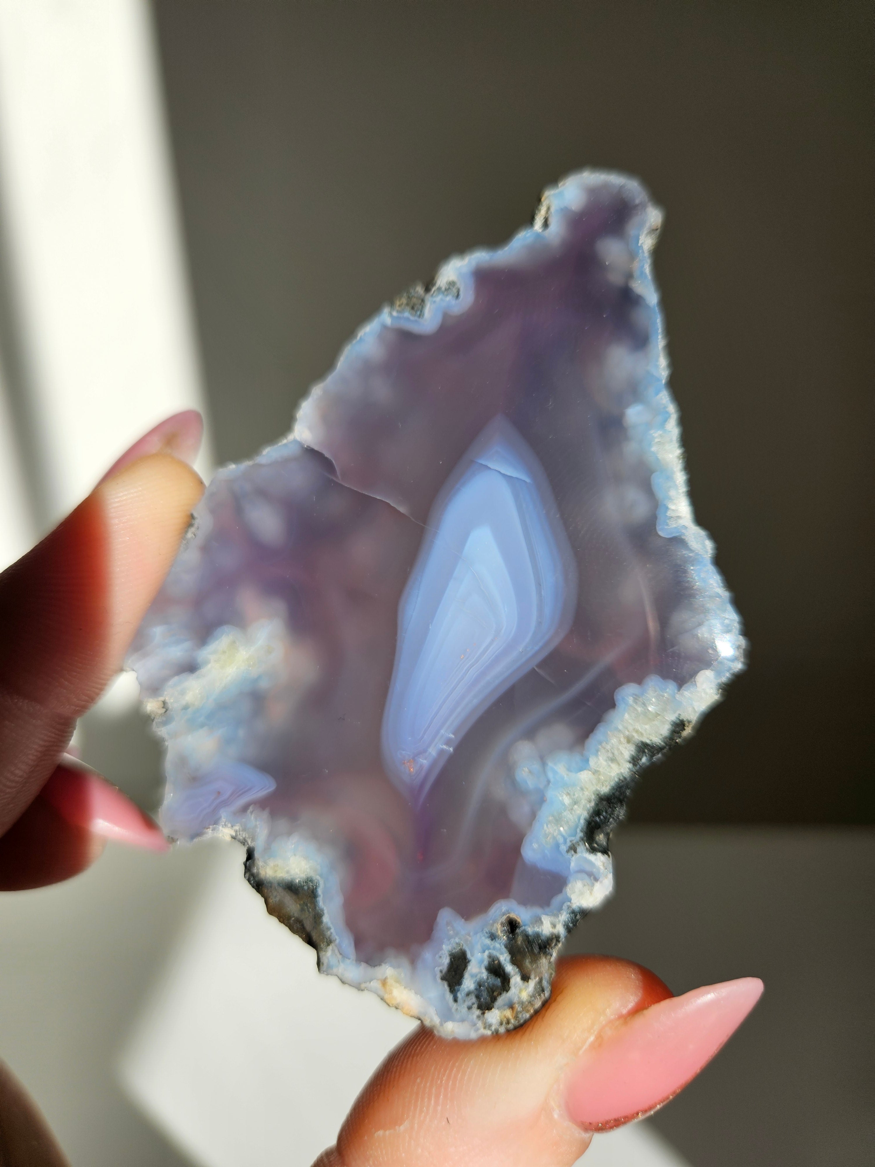 Purple Moss Agate Slab 005