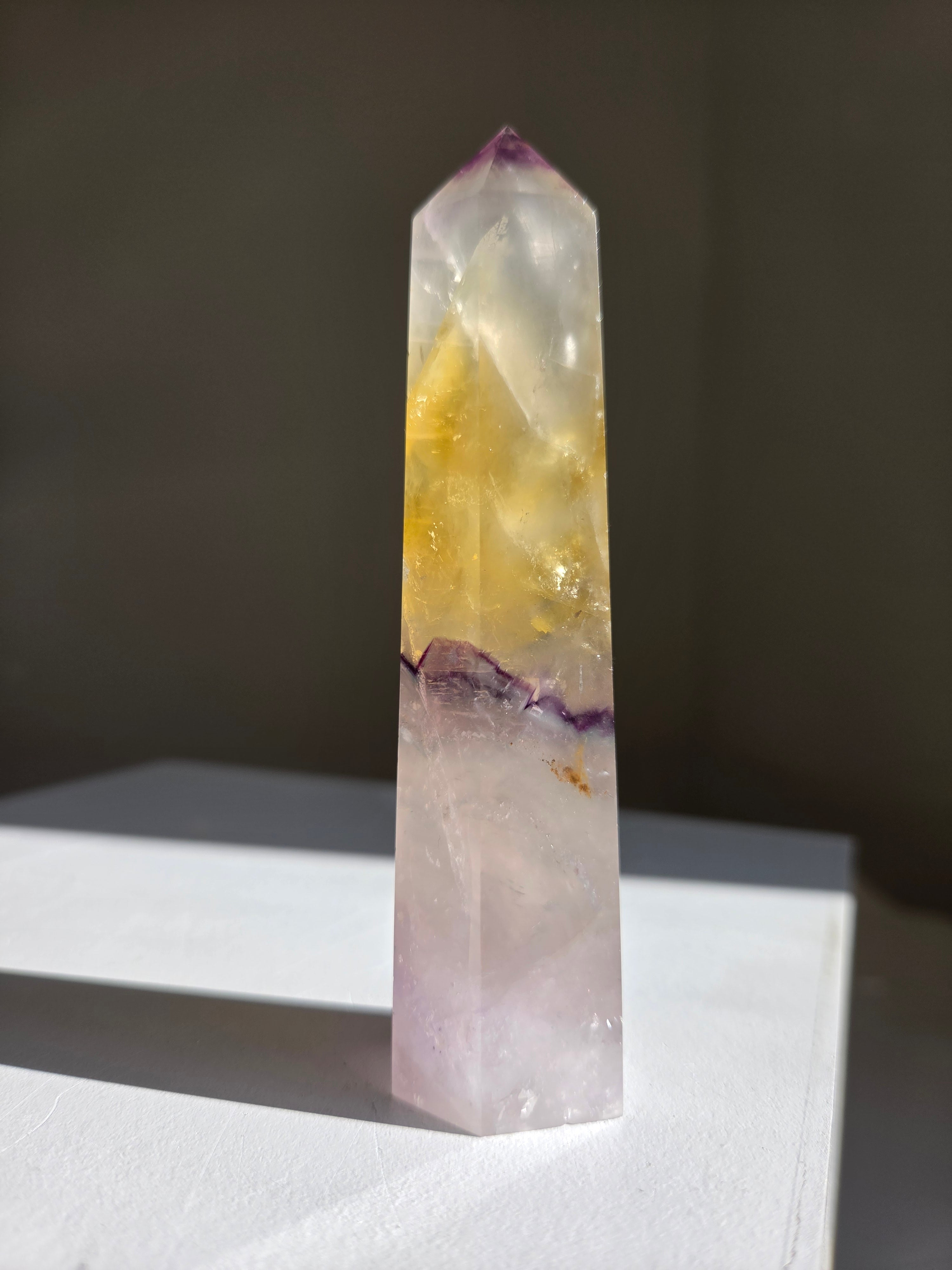 Yellow Fluorite Tower 002