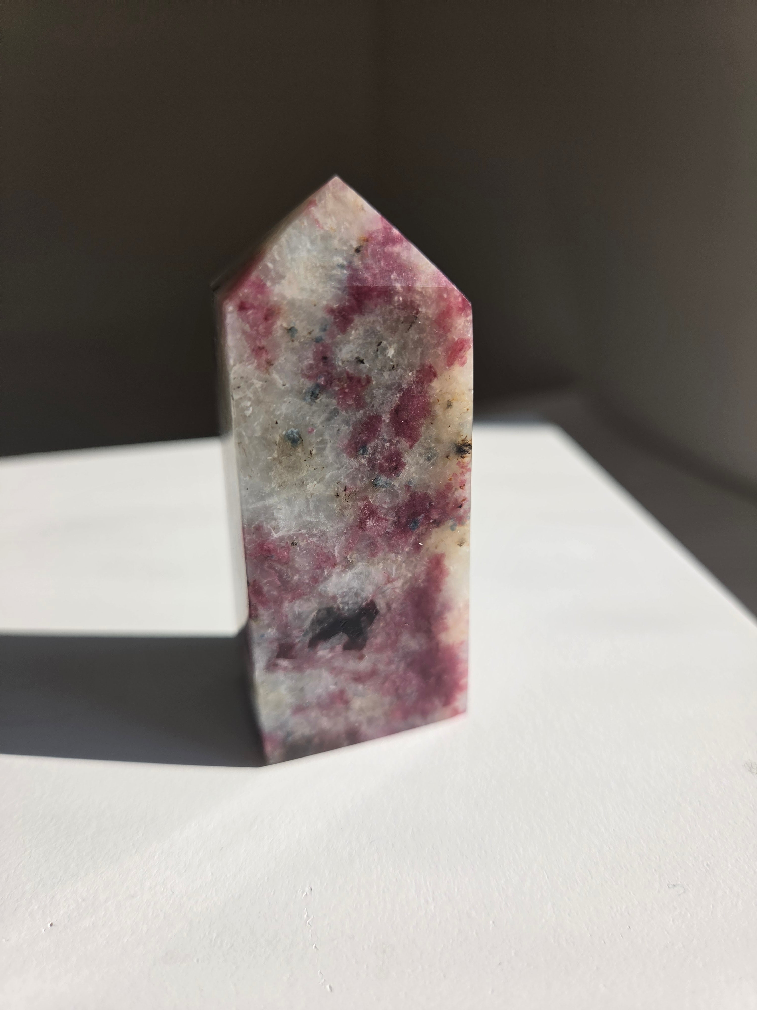 Pink Tourmaline x Lepidolite Tower 005