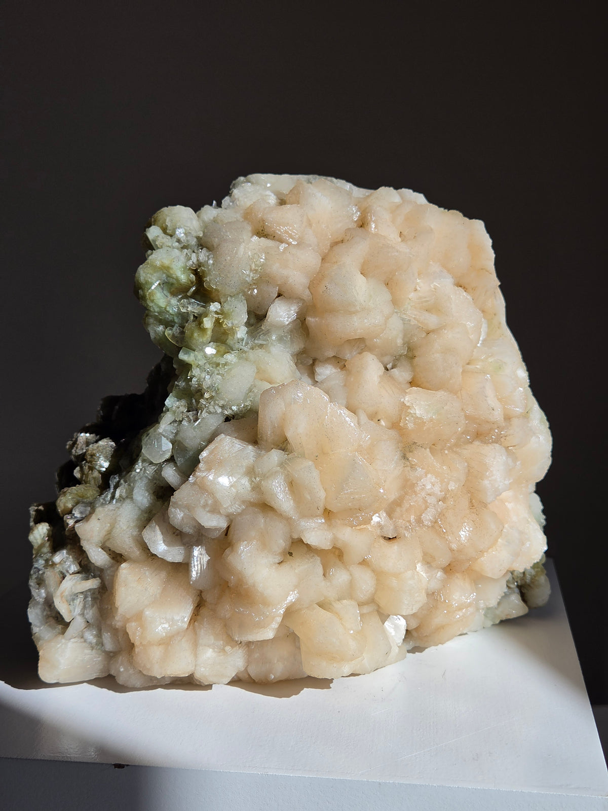 Apophyllite x Stilbite 007