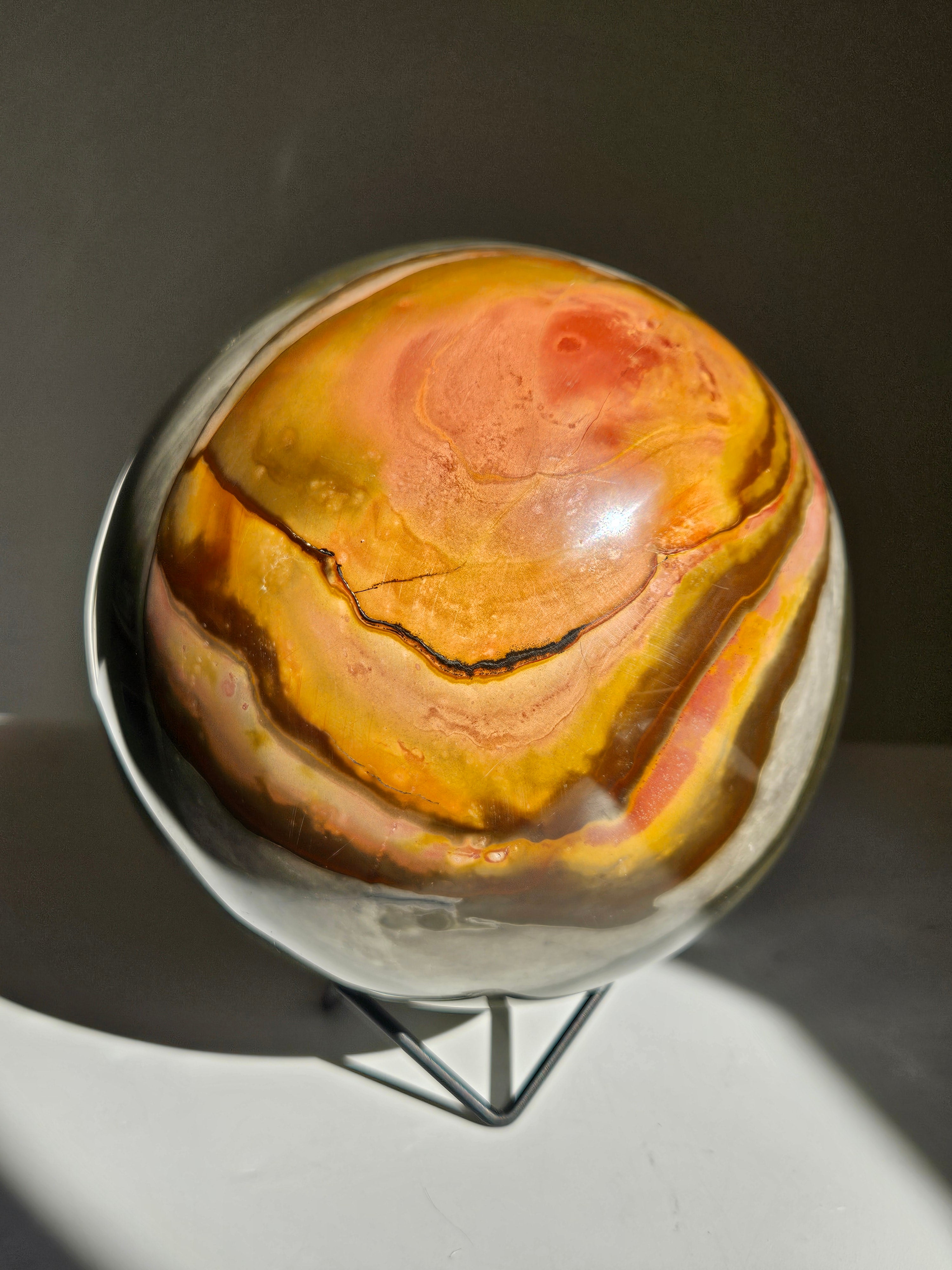 Polychrome Jasper Statement Sphere