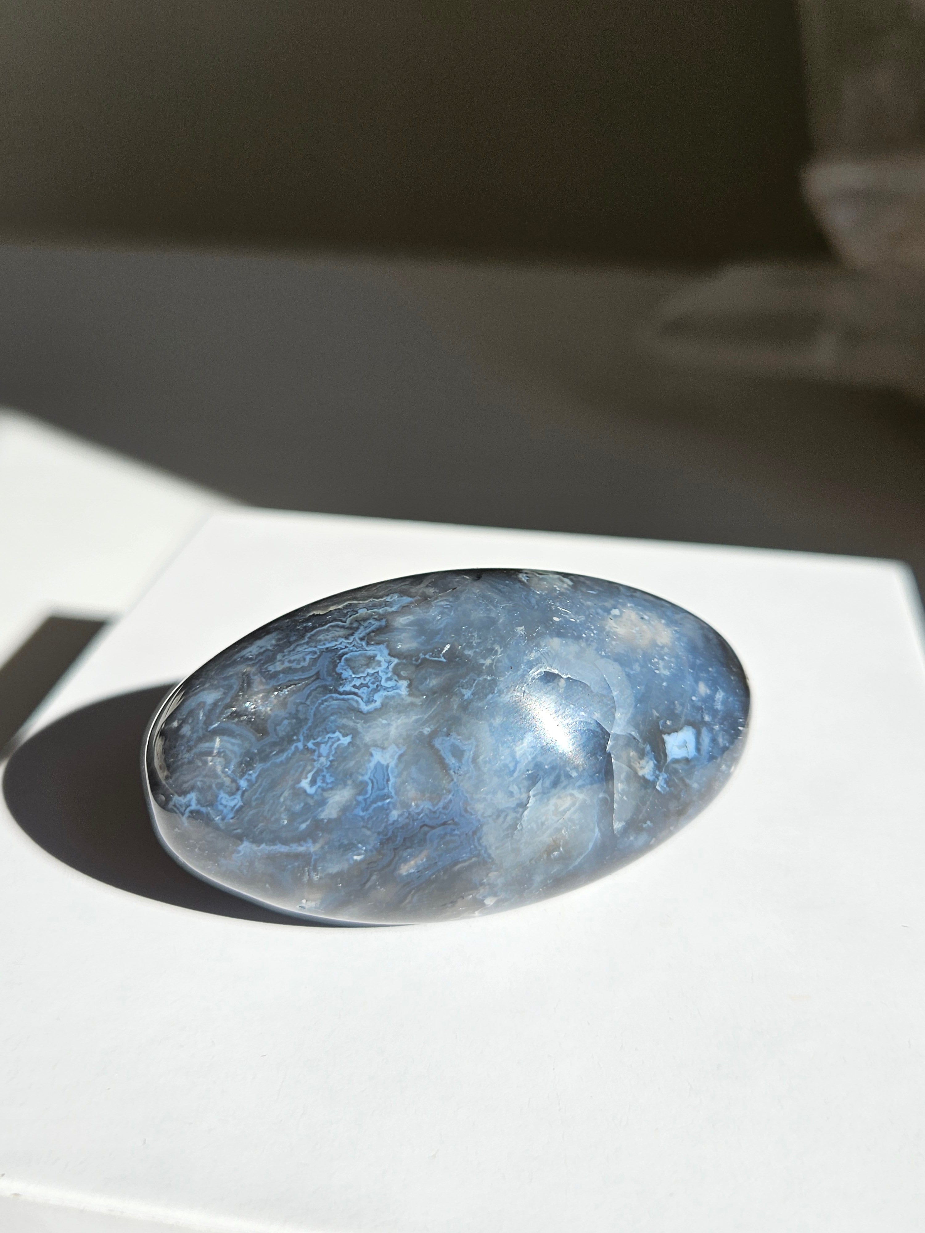 Pacific Blue Agate Shiva 009