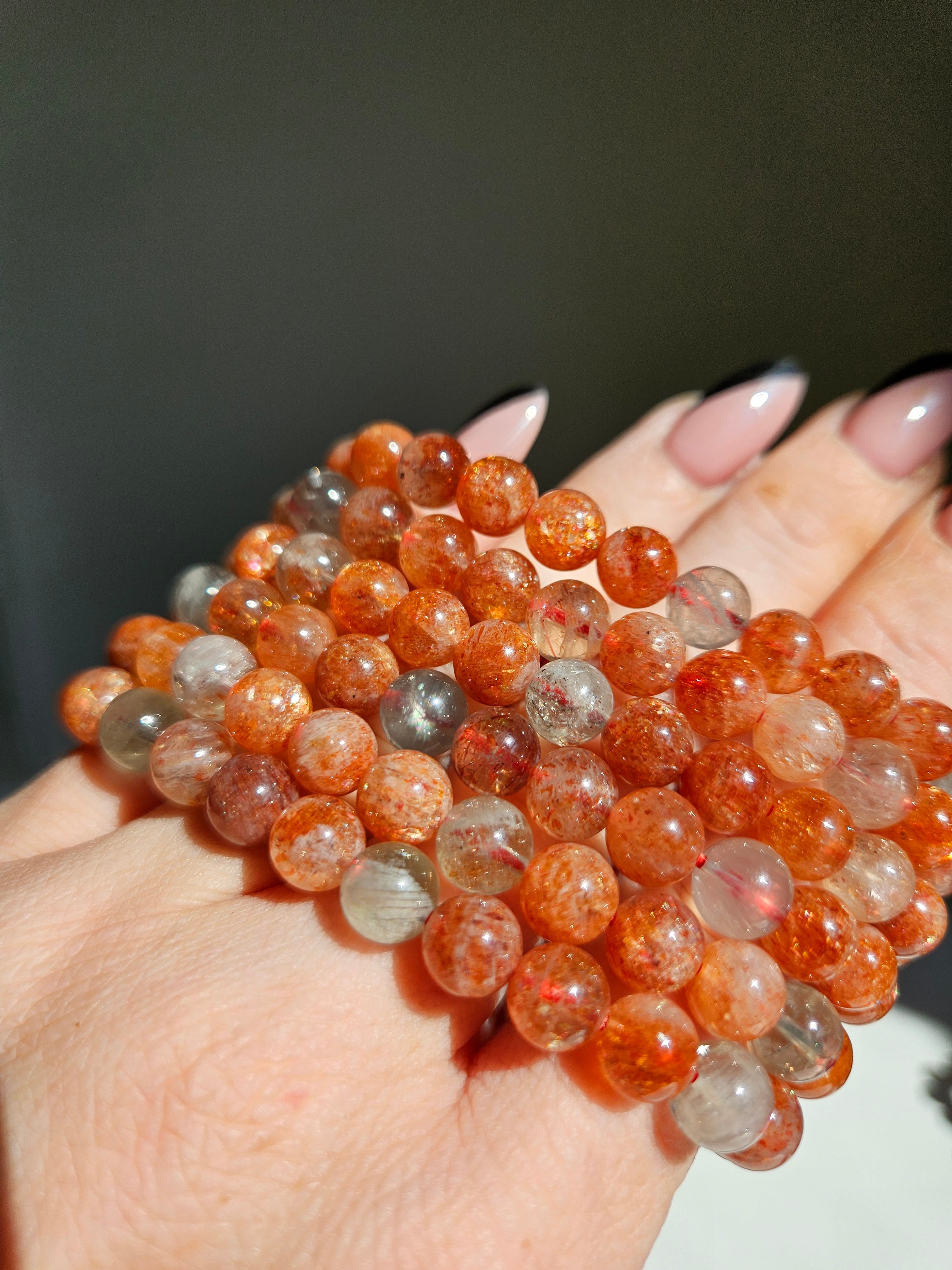Sunstone x Beryl Bracelet | 8mm