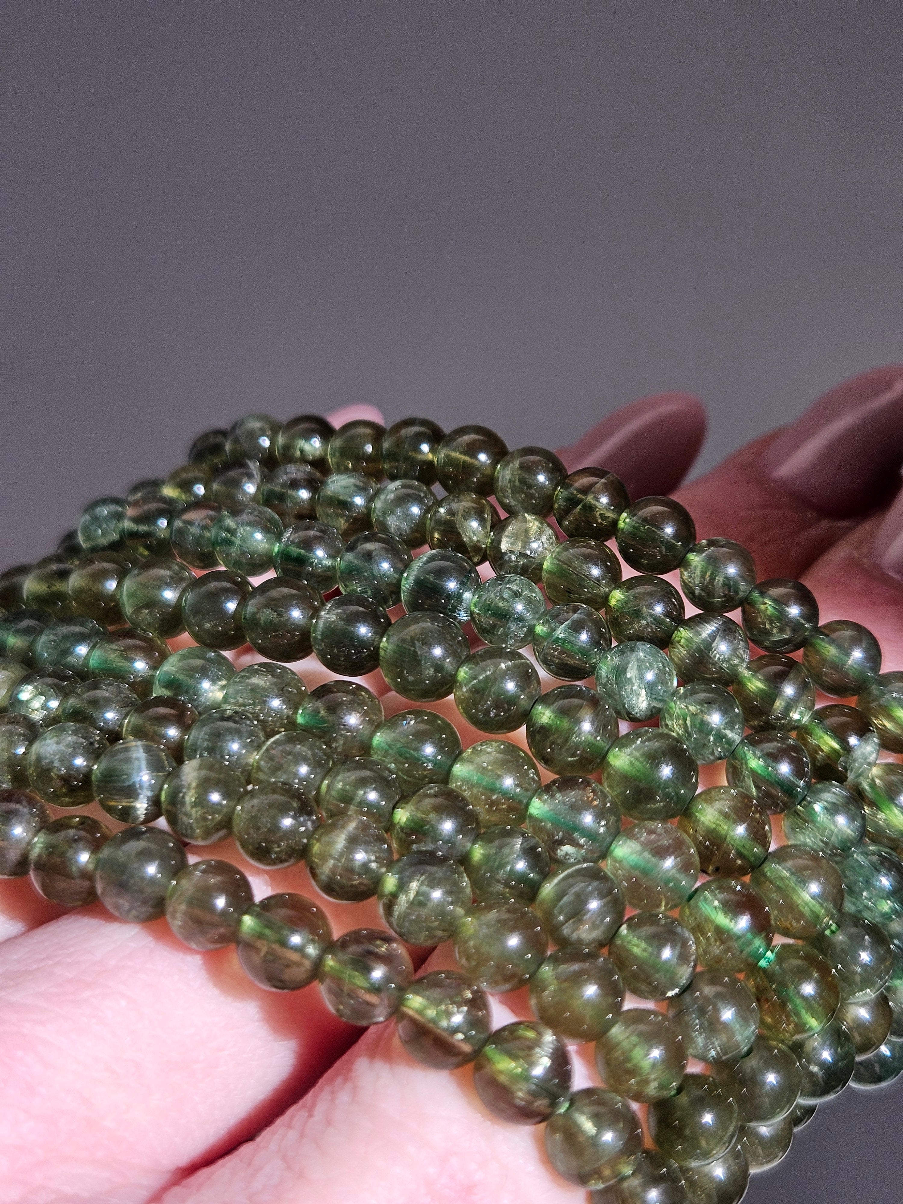Green Apatite Bracelet | 6mm