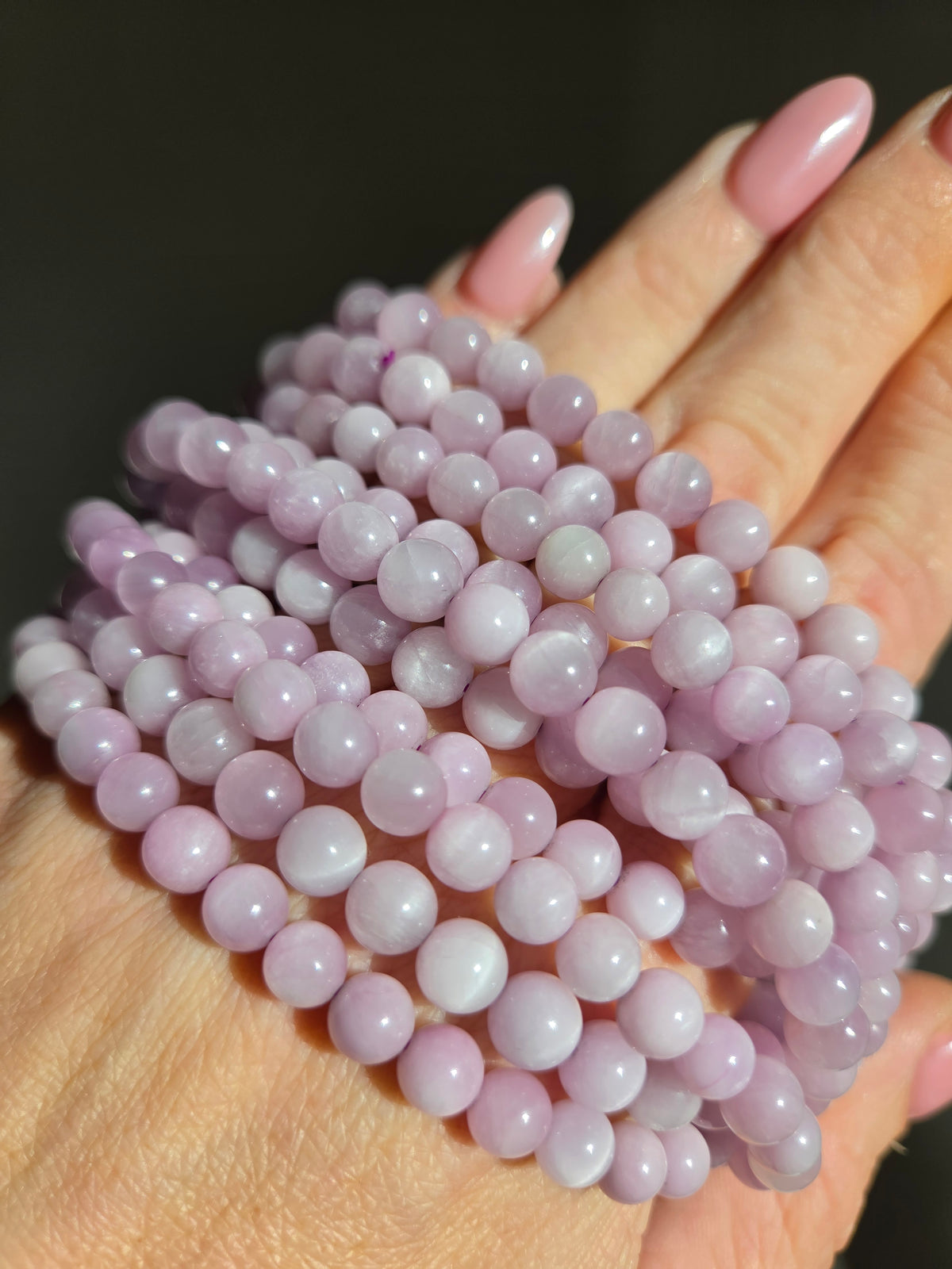 Kunzite 3 wrap Bracelet | 6mm