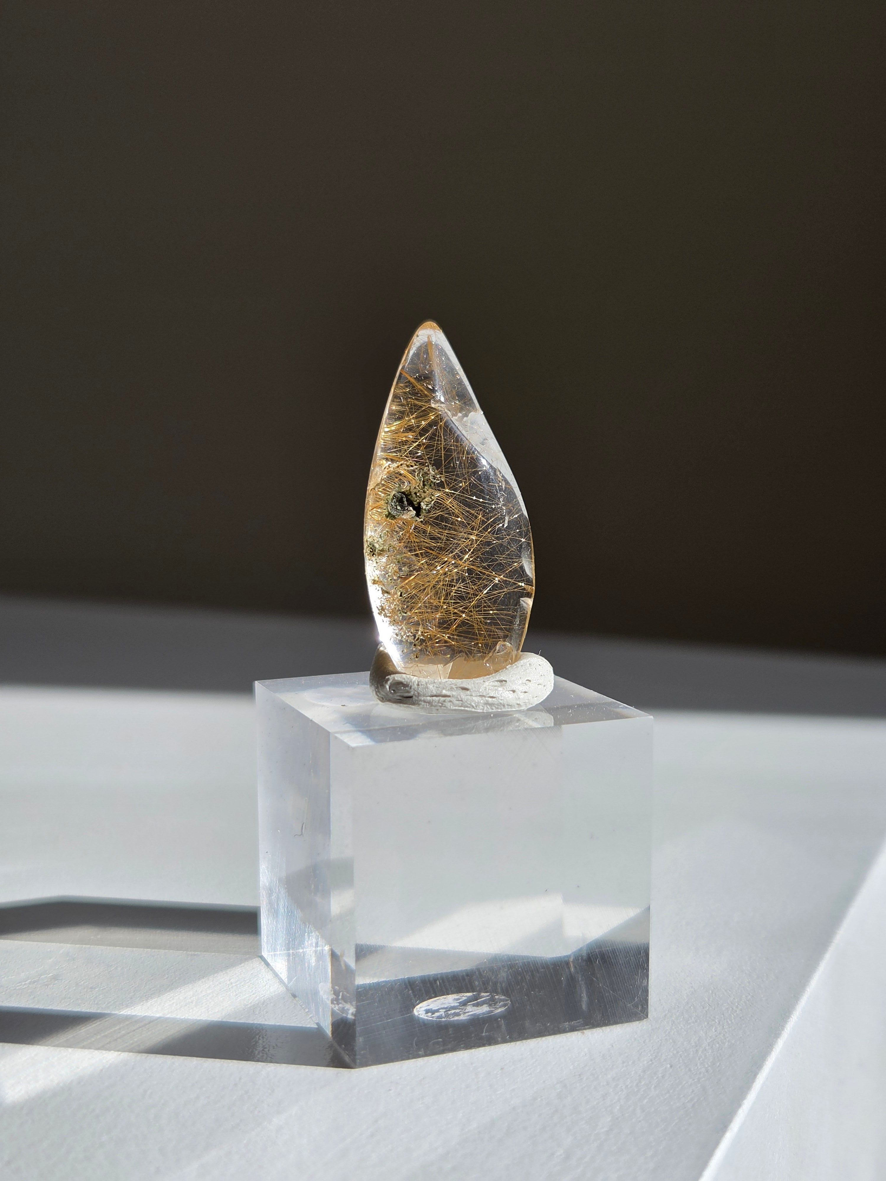 Himalayan Rutile Cabochon 009