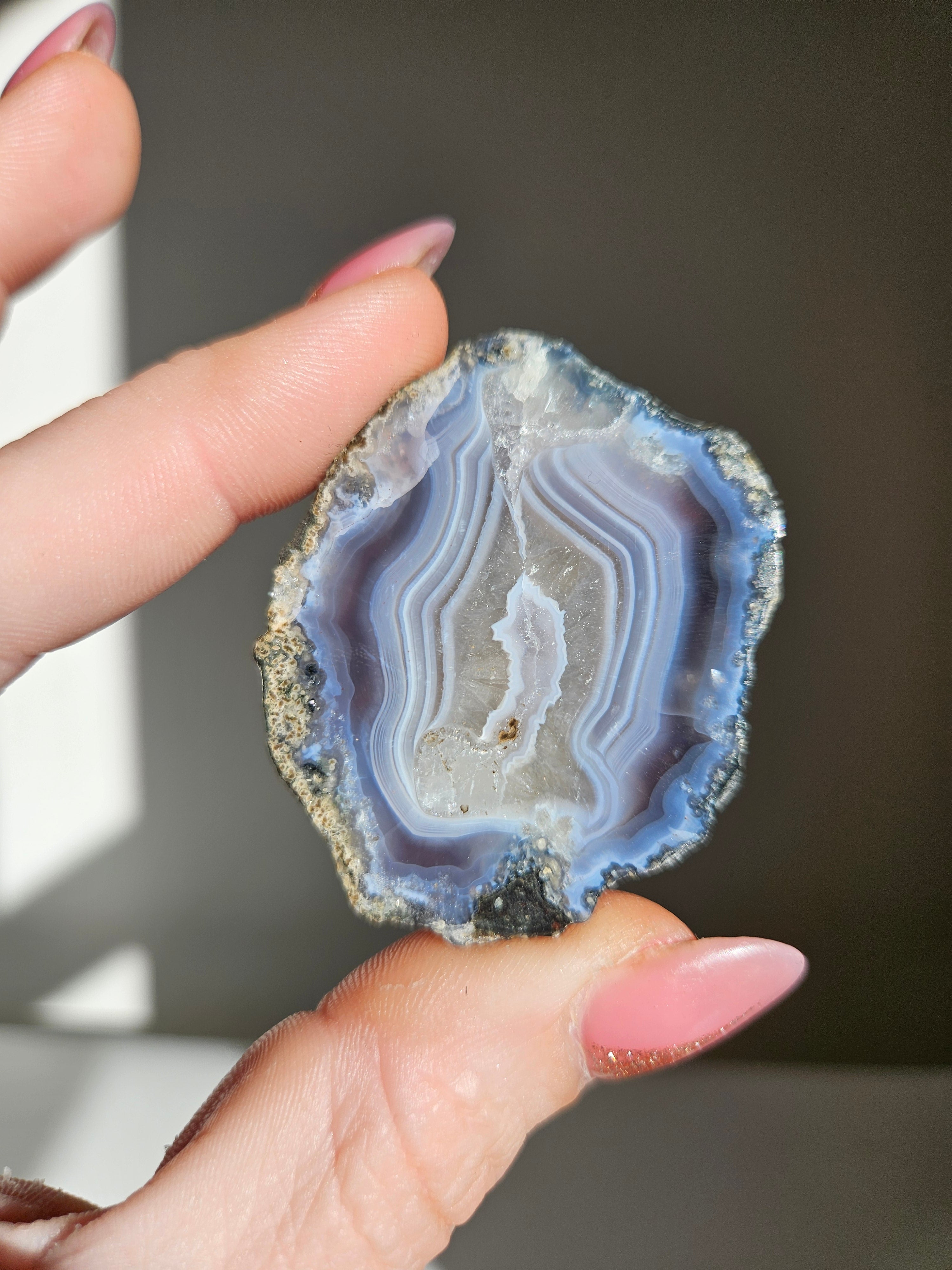 Purple Moss Agate Slab 001