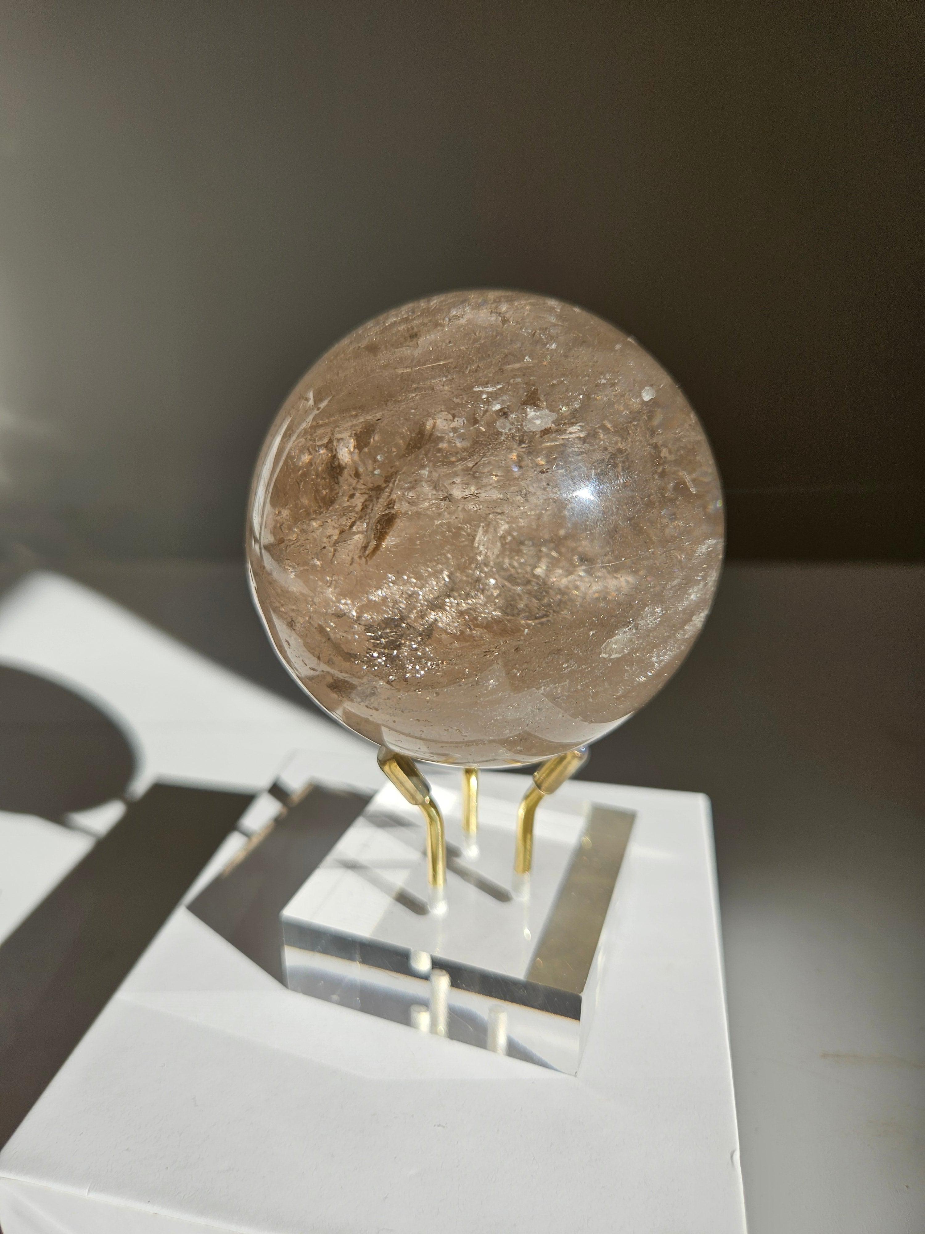 Smoky Quartz Sphere 014