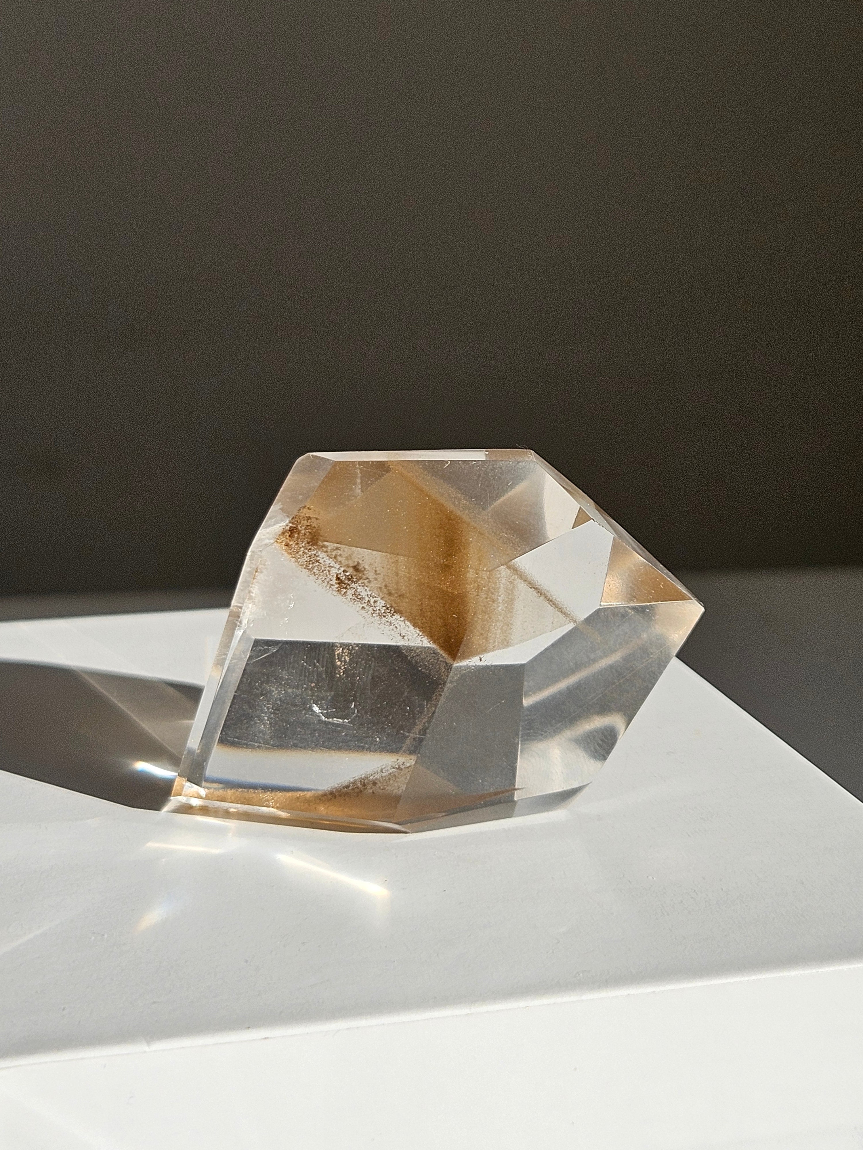 Brown Phantom Quartz Freeform 012