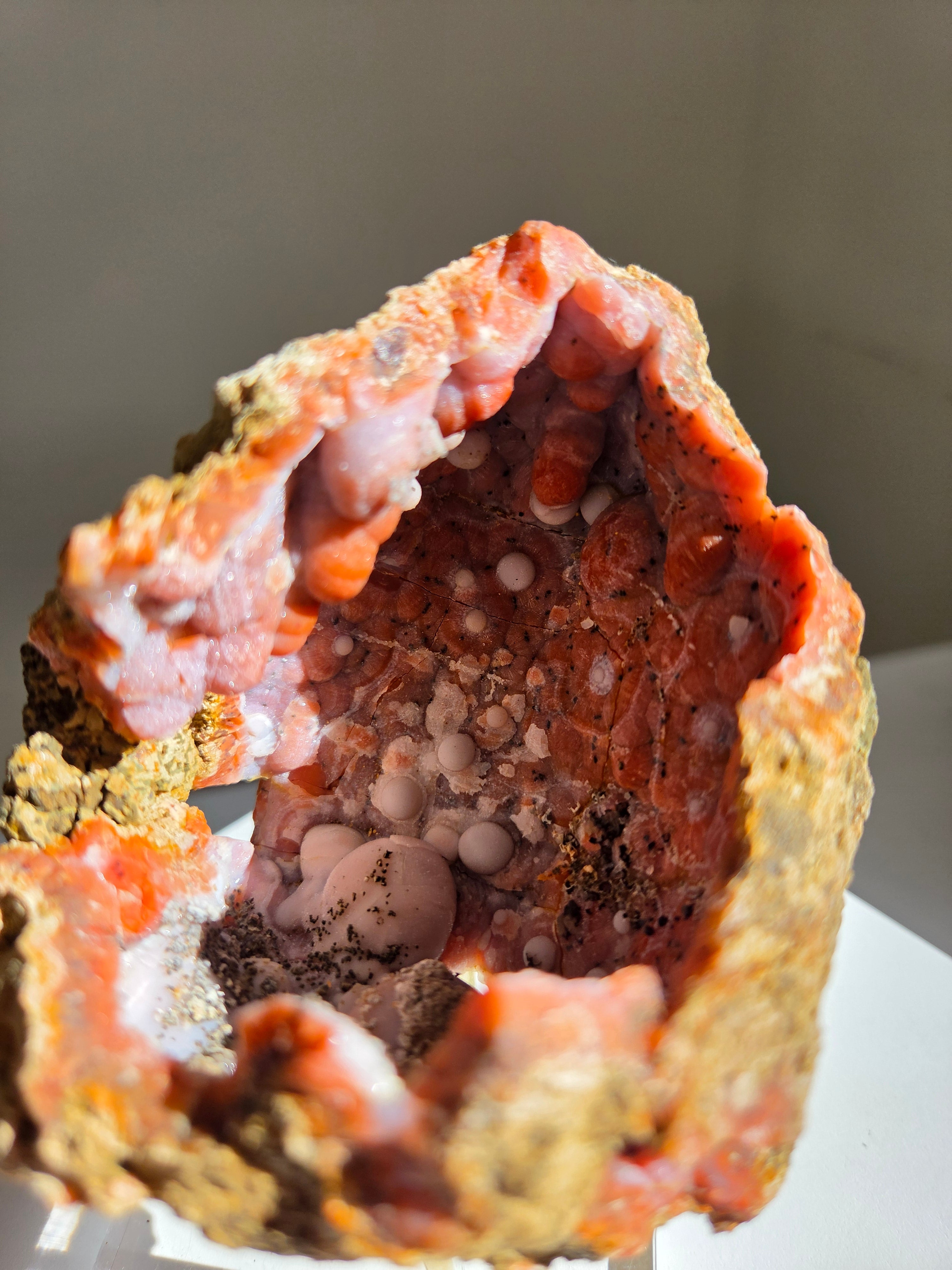 Pink Chalcedony Geode 006