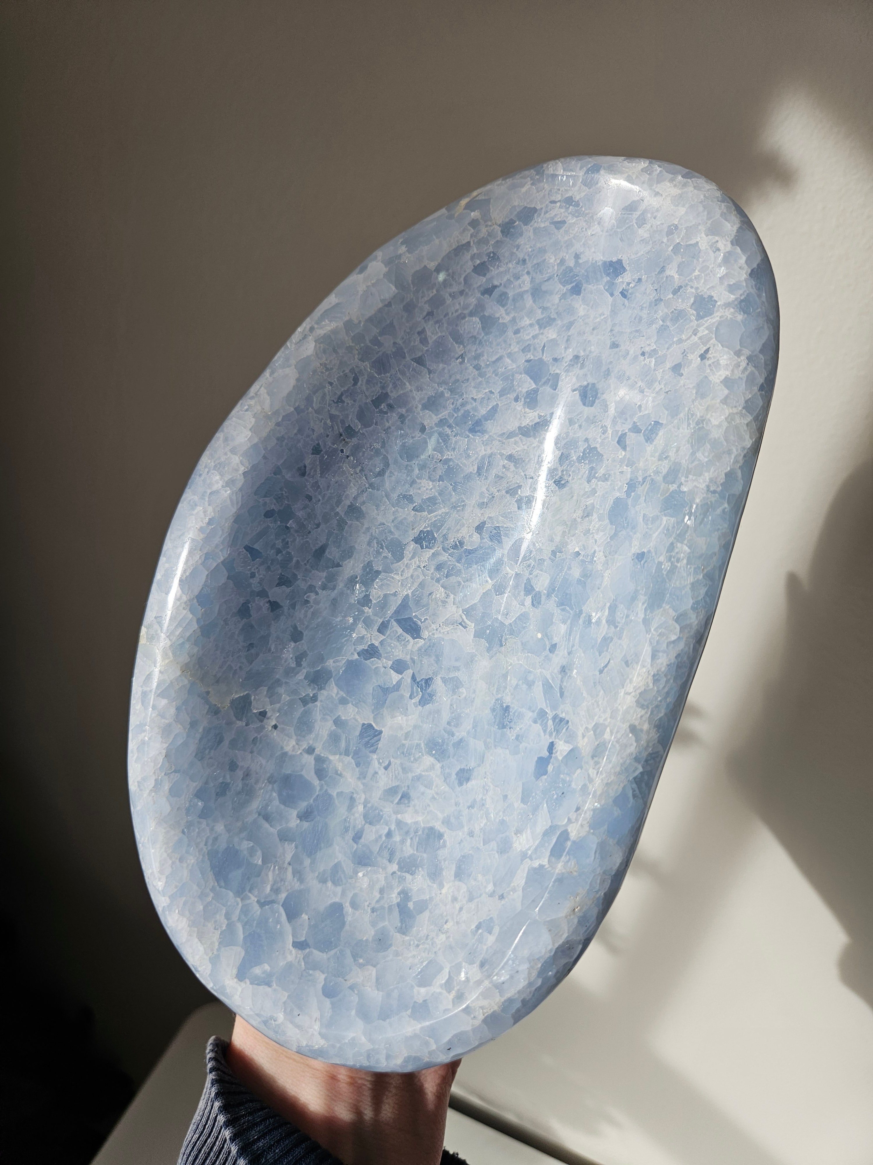 Blue Calcite Bowl 004