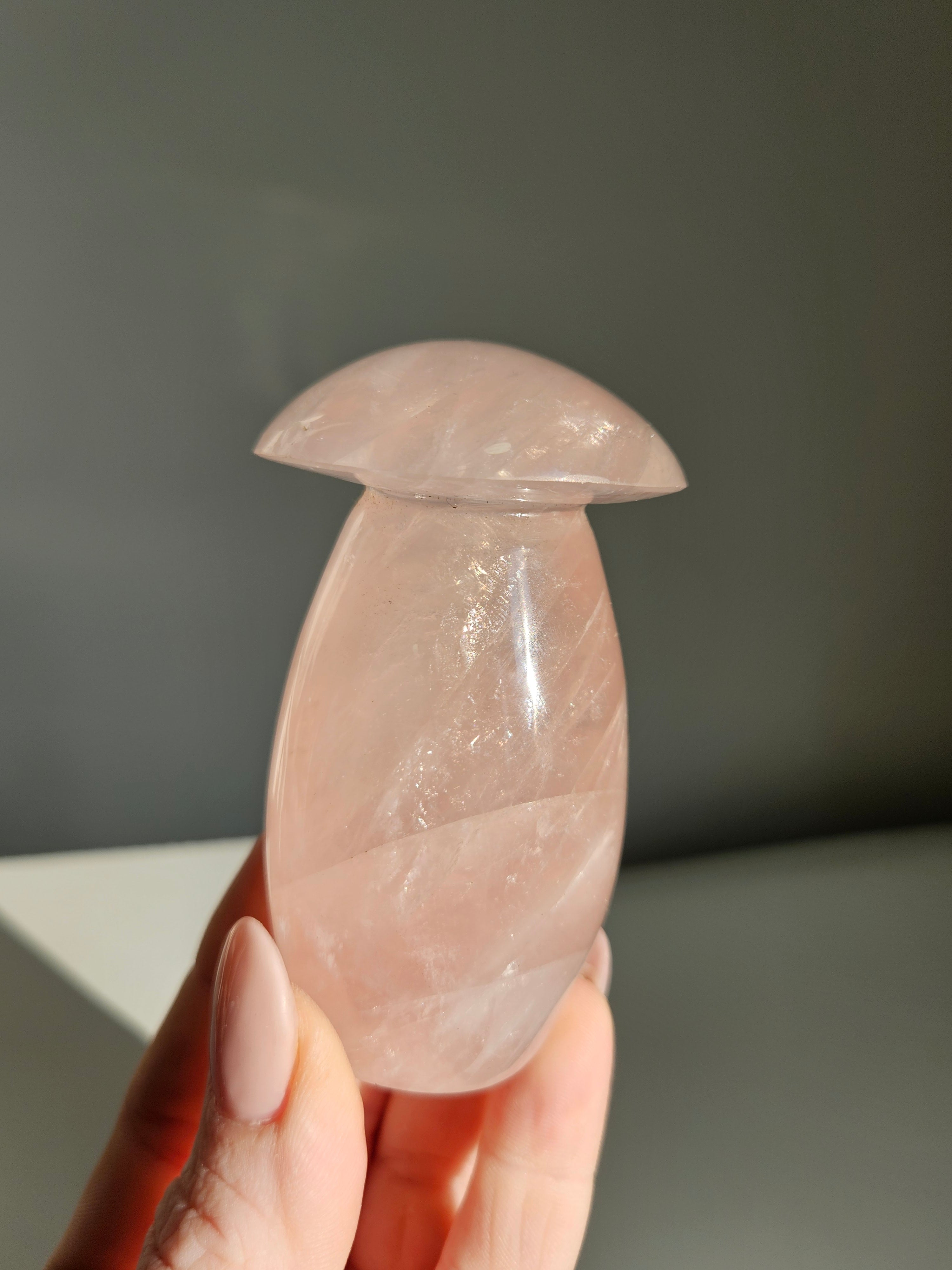 Rose Quartz Mushroom 002