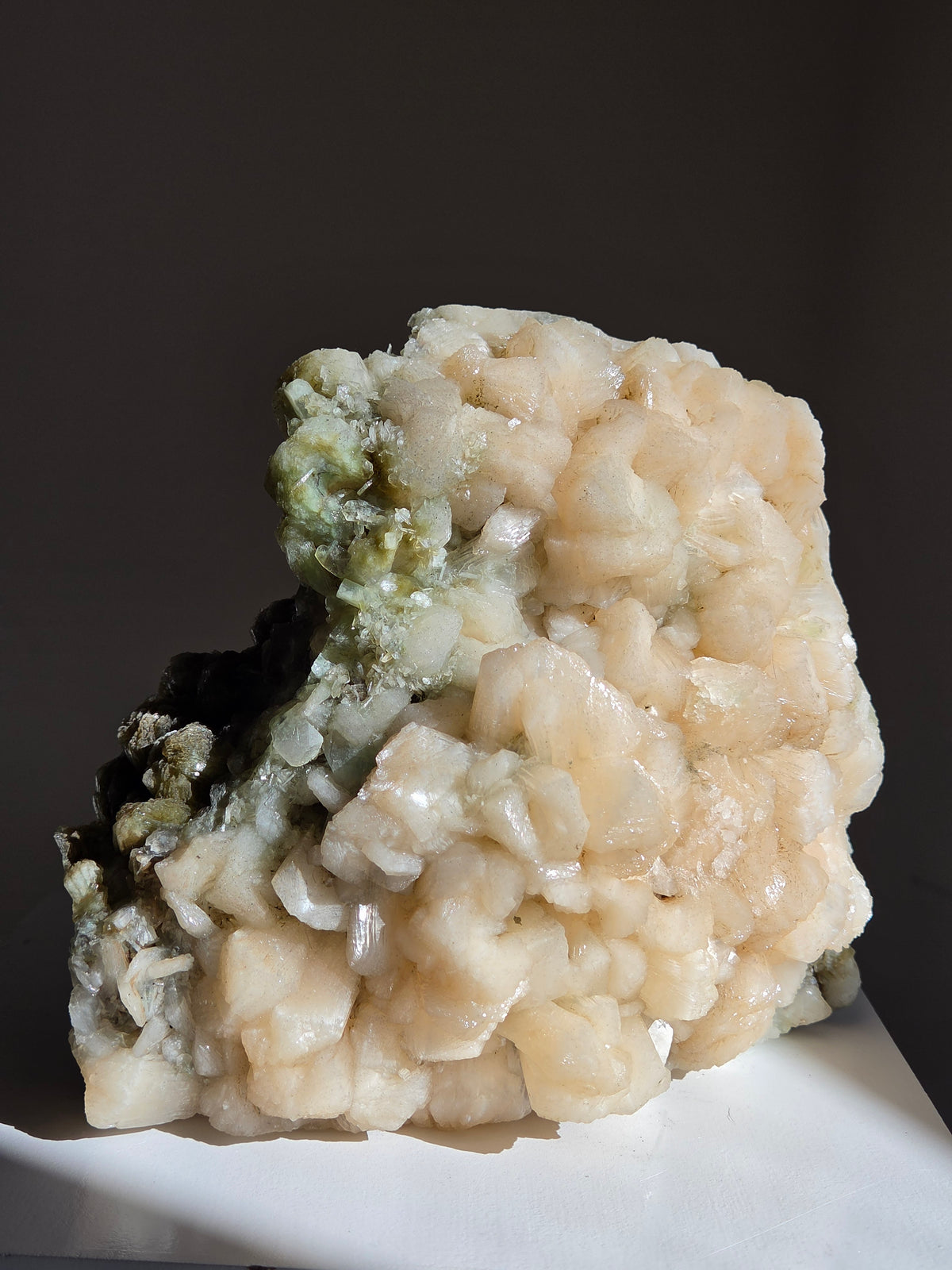 Apophyllite x Stilbite 007